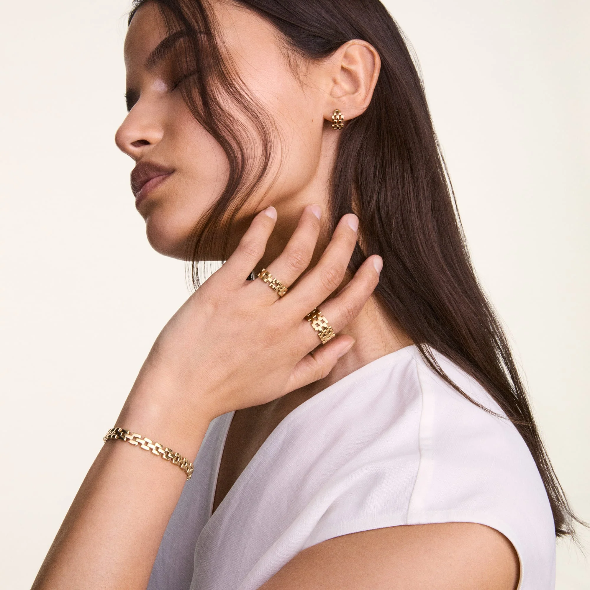 5-Link Ring Gold - Image 2