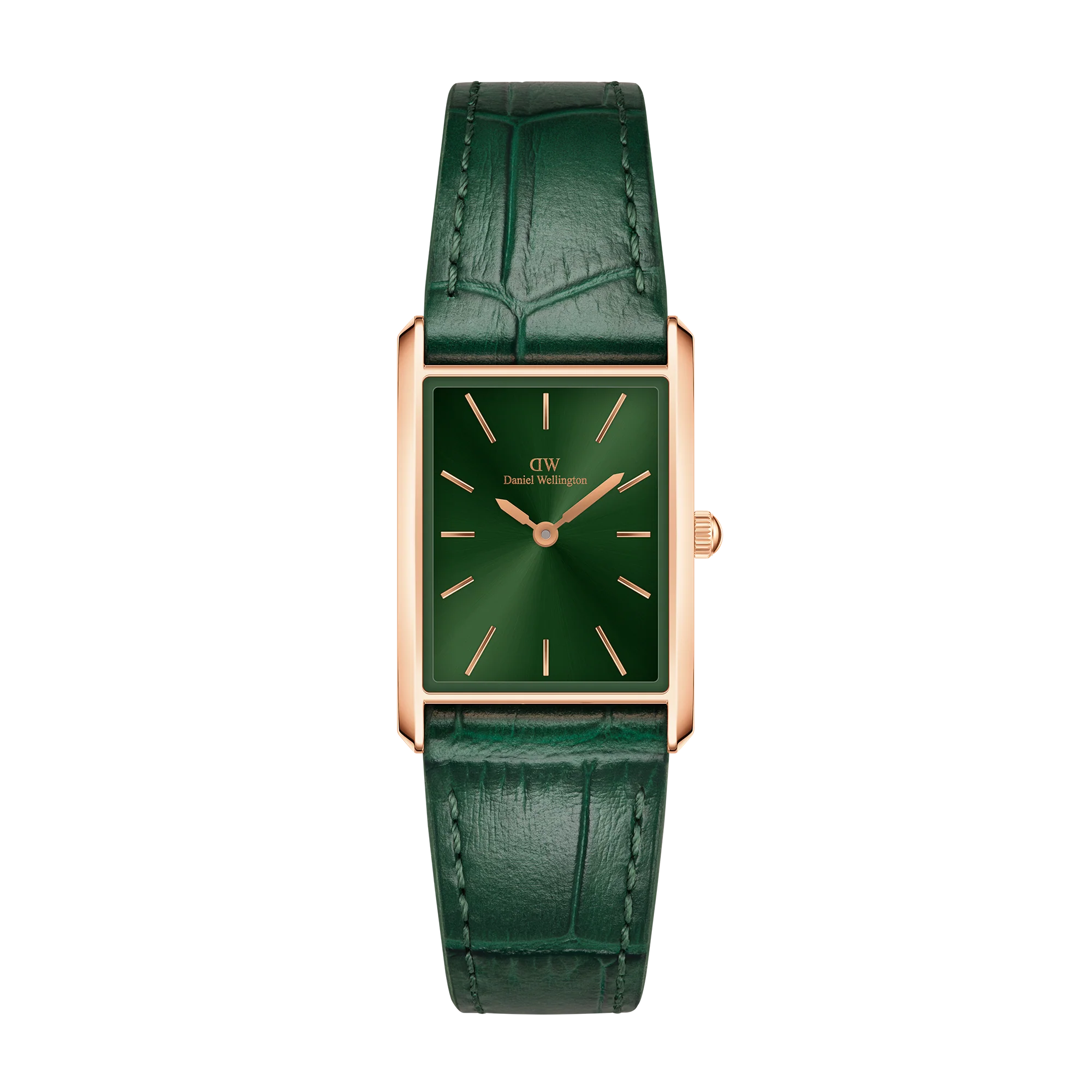 Bound Crocodile Emerald Sunray Rose Gold