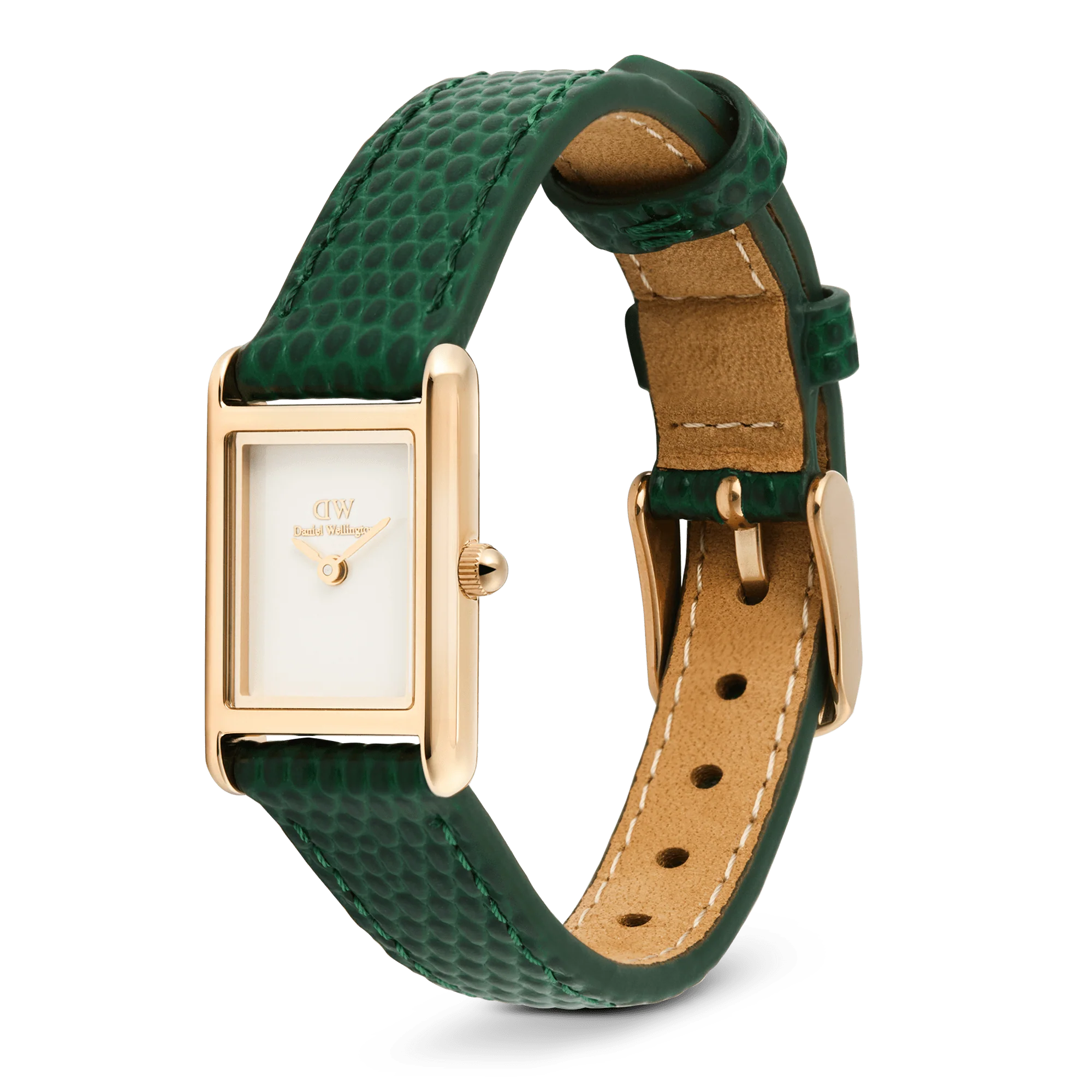Bound Mini Green Lizard Rose Gold - Image 4