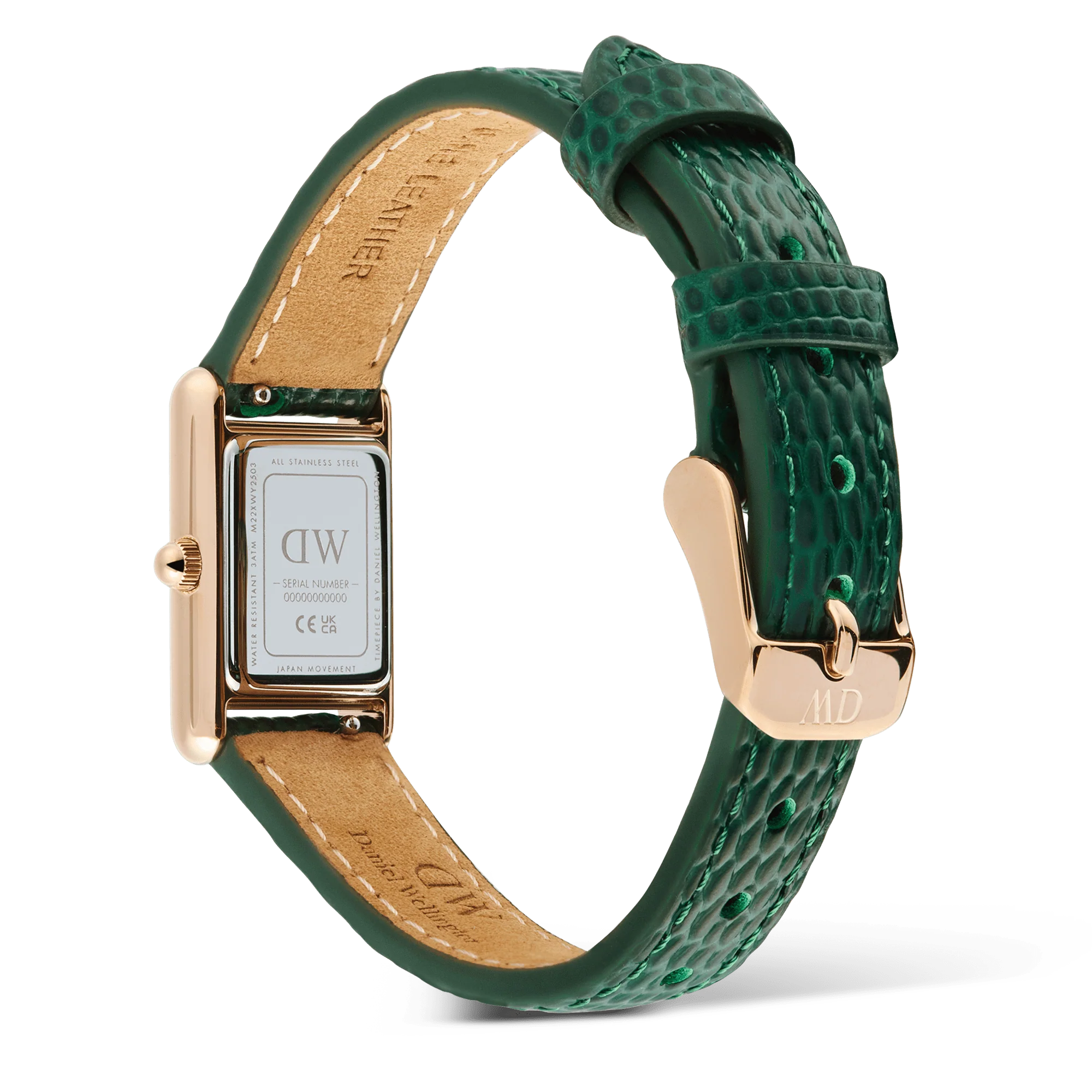 Bound Mini Green Lizard Rose Gold - Image 5