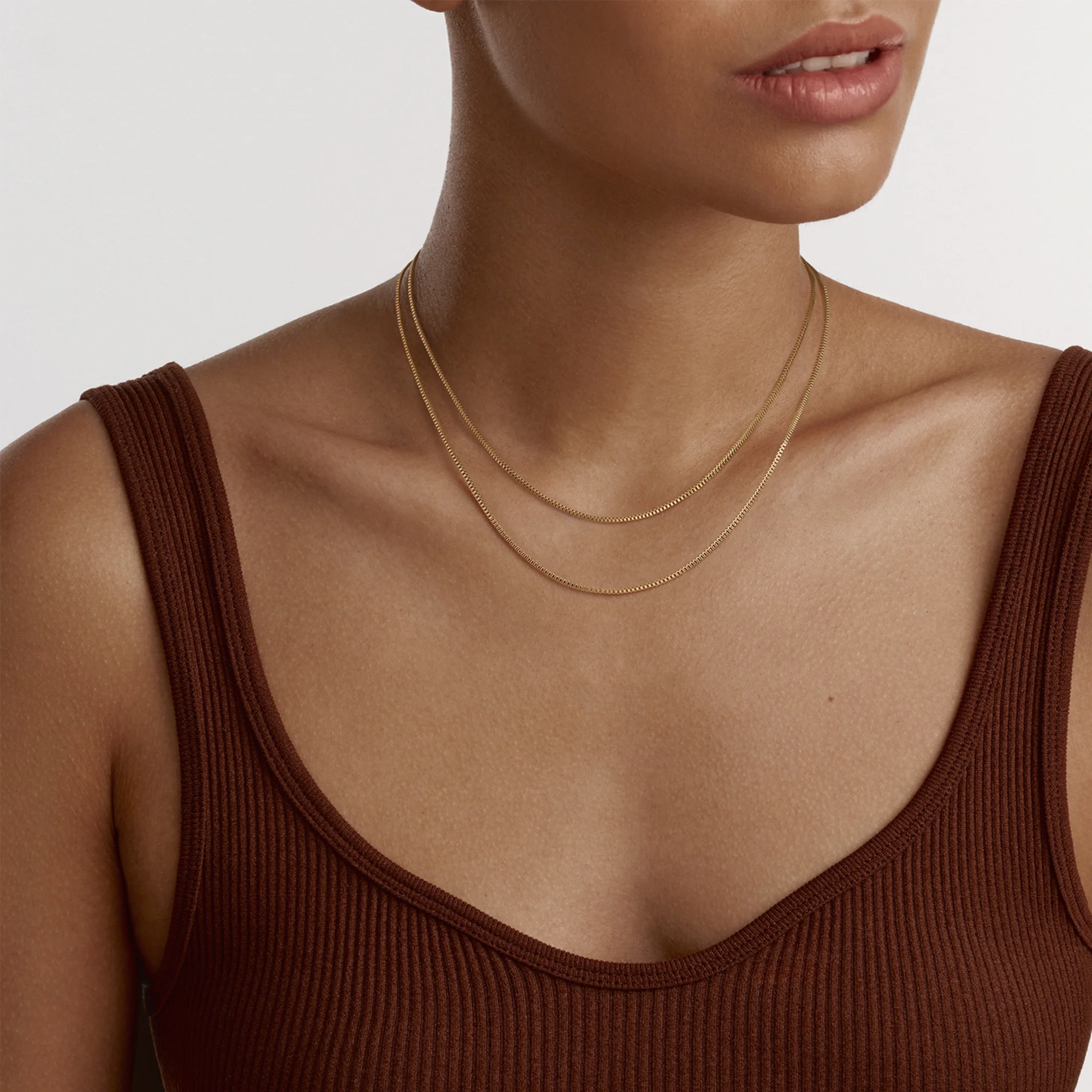 Box Chain Necklace G - Image 2