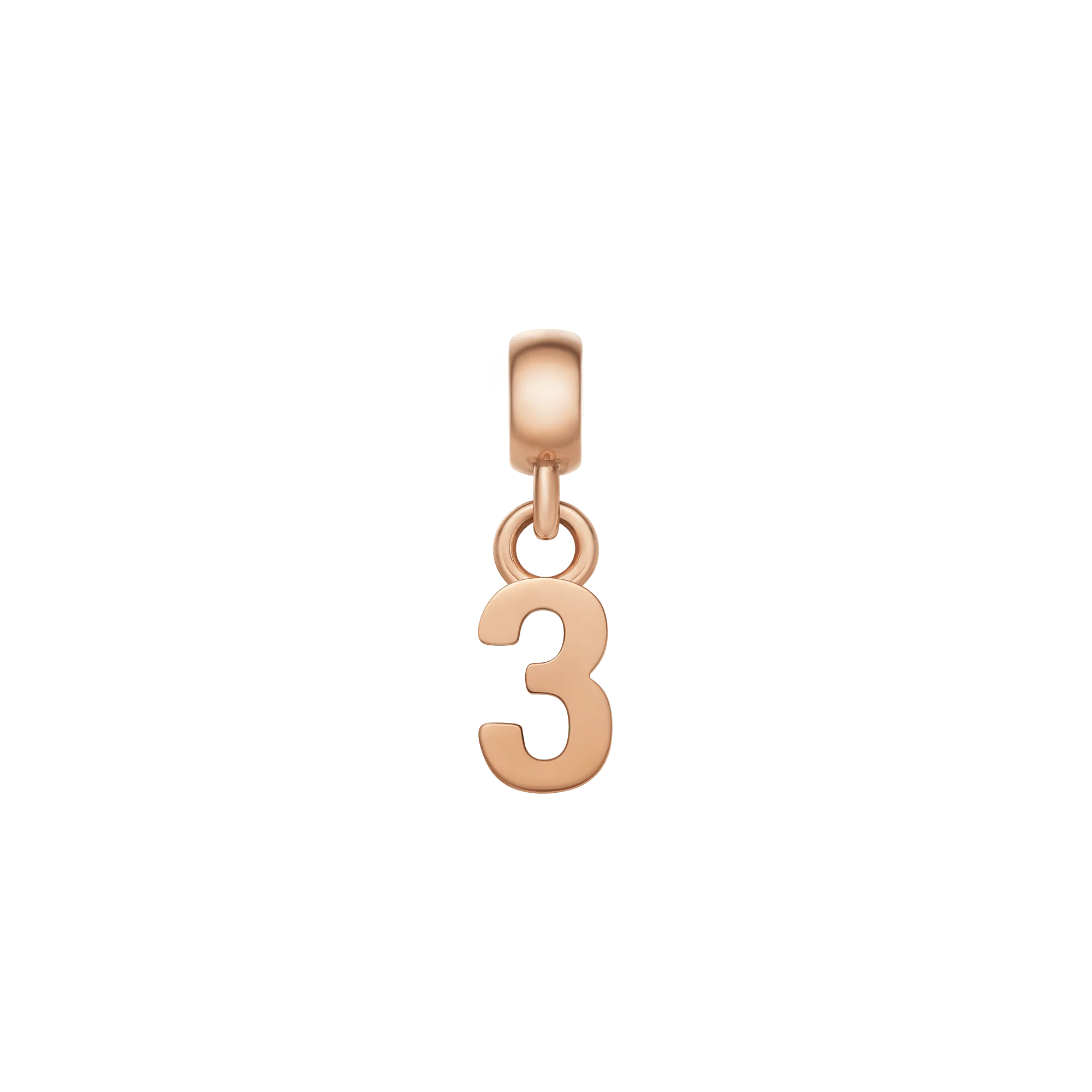 Number Charm Rose Gold - Image 3