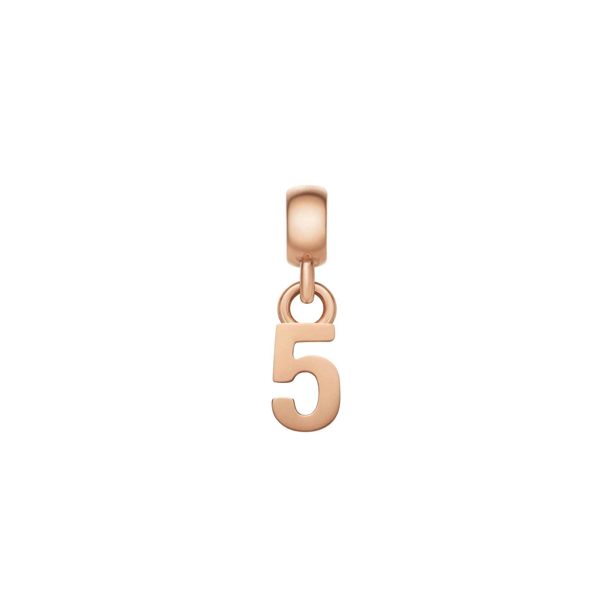 Number Charm Rose Gold - Image 5
