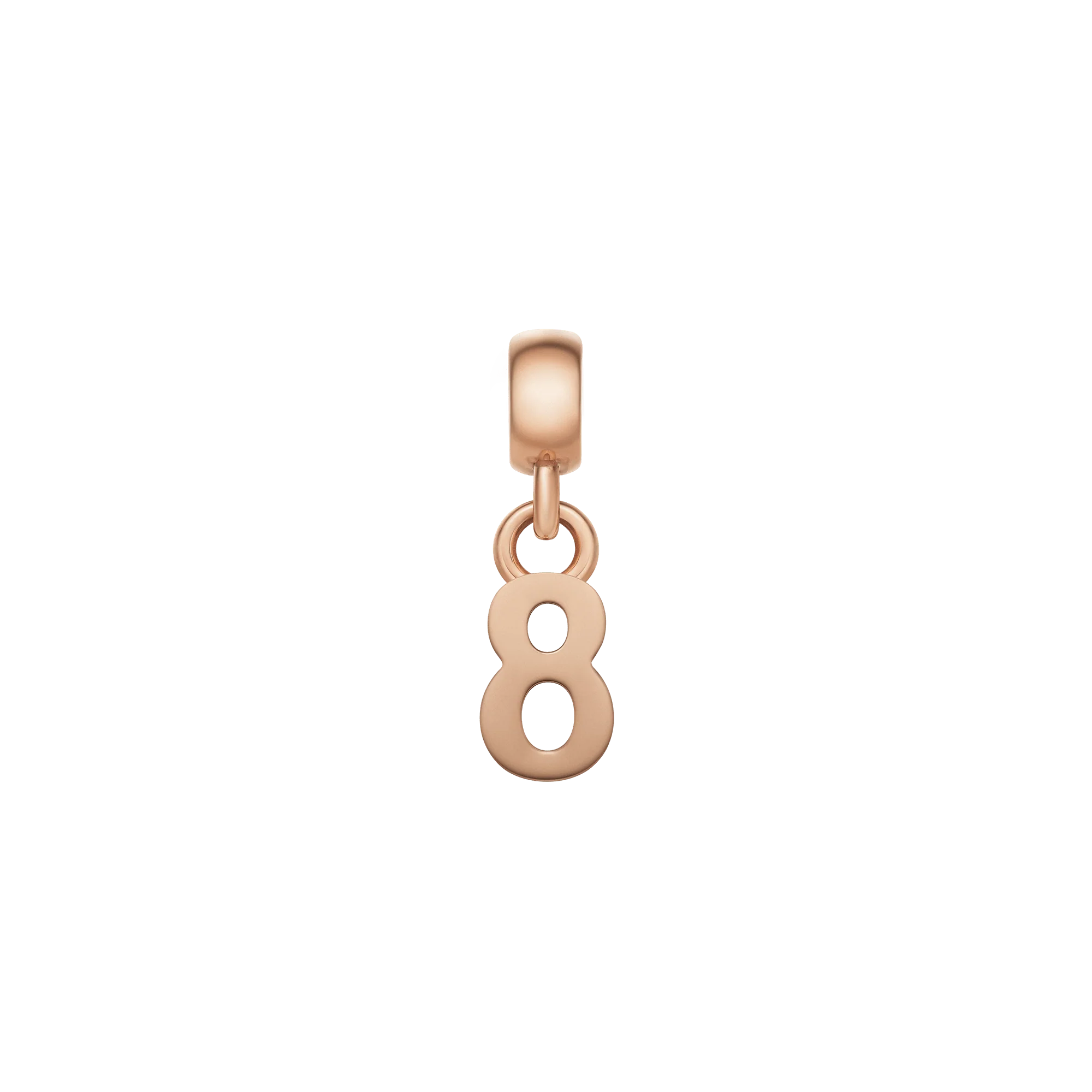 Number Charm Rose Gold - Image 8
