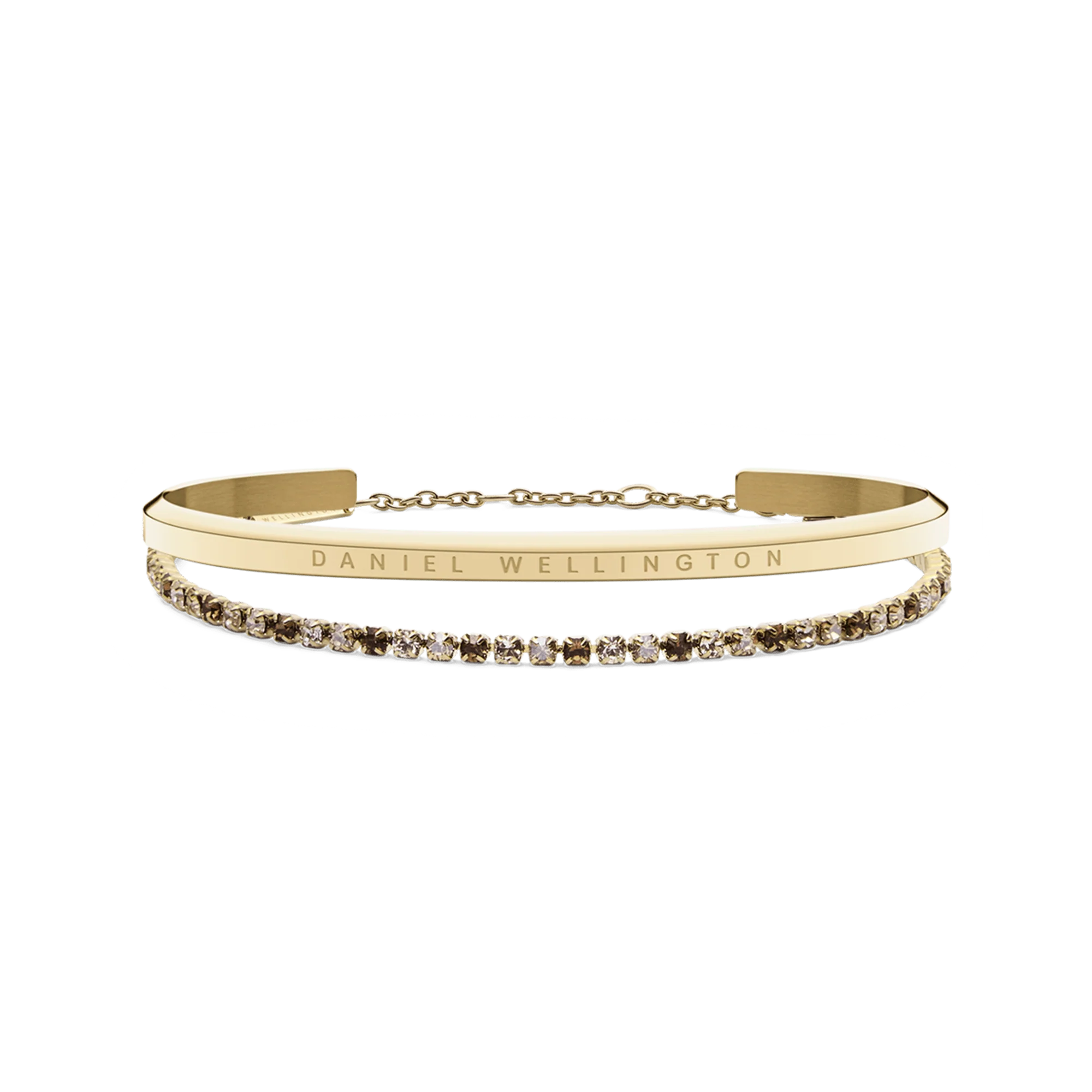 Classic Bracelet Gold & Tennis Bracelet Honey Combo Gold