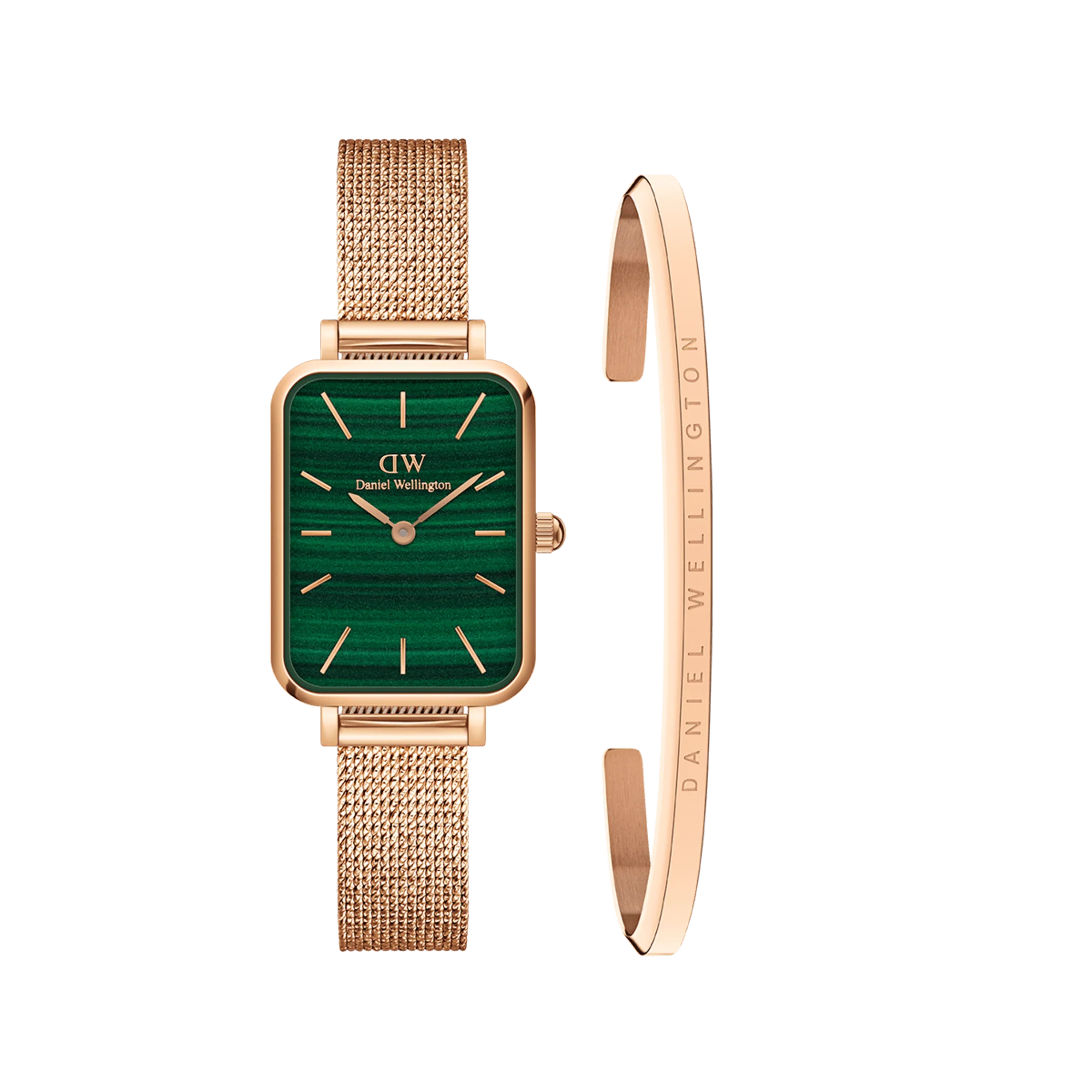 Quadro Pressed Melrose Green + Classic Bracelet