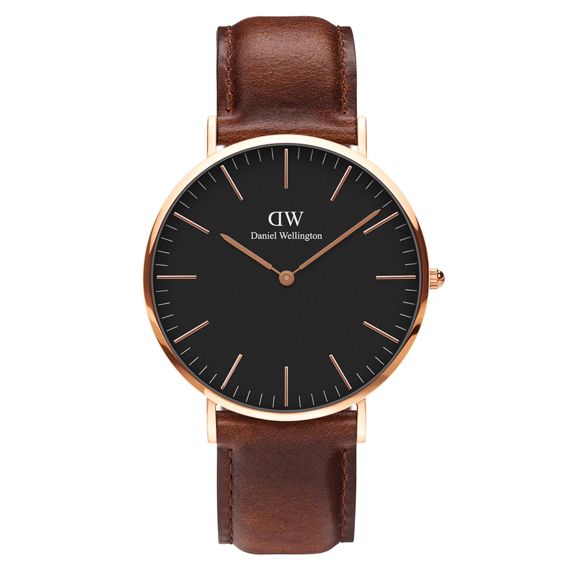 Classic Black St Mawes Rose Gold