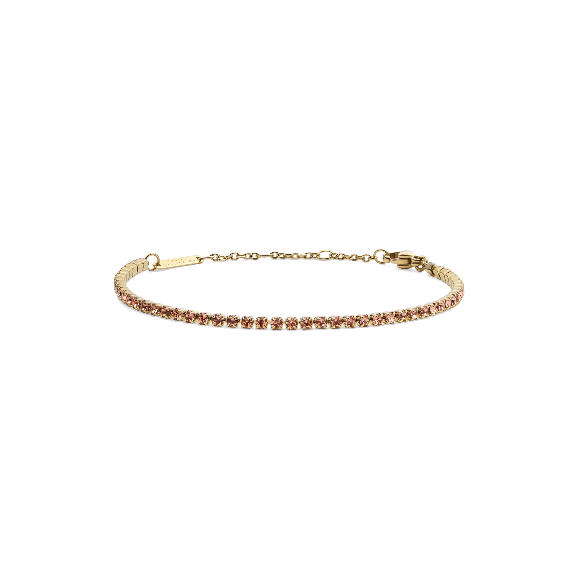 Classic Tennis Bracelet Apricot Gold