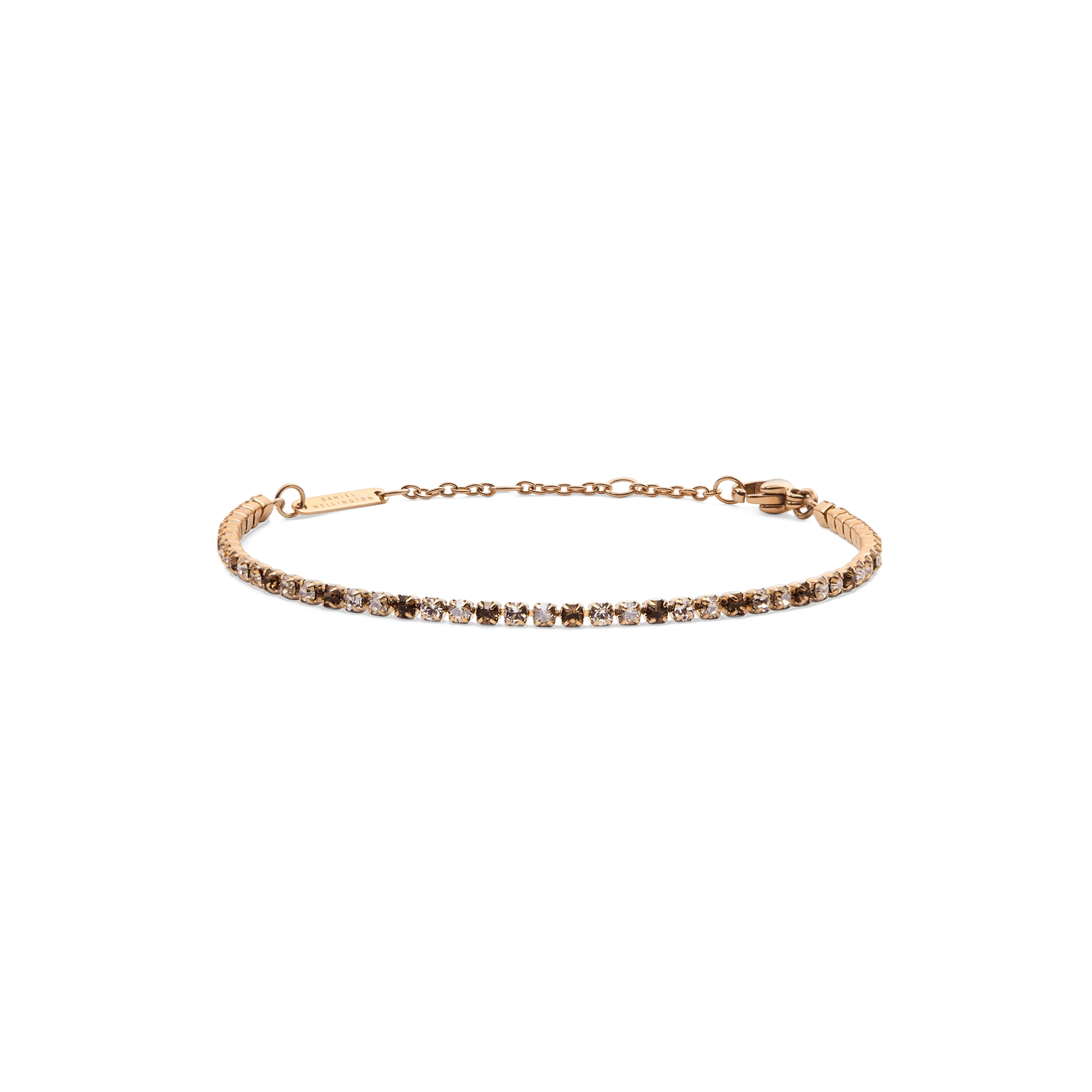 Classic Tennis Bracelet Honey Combo Rose Gold