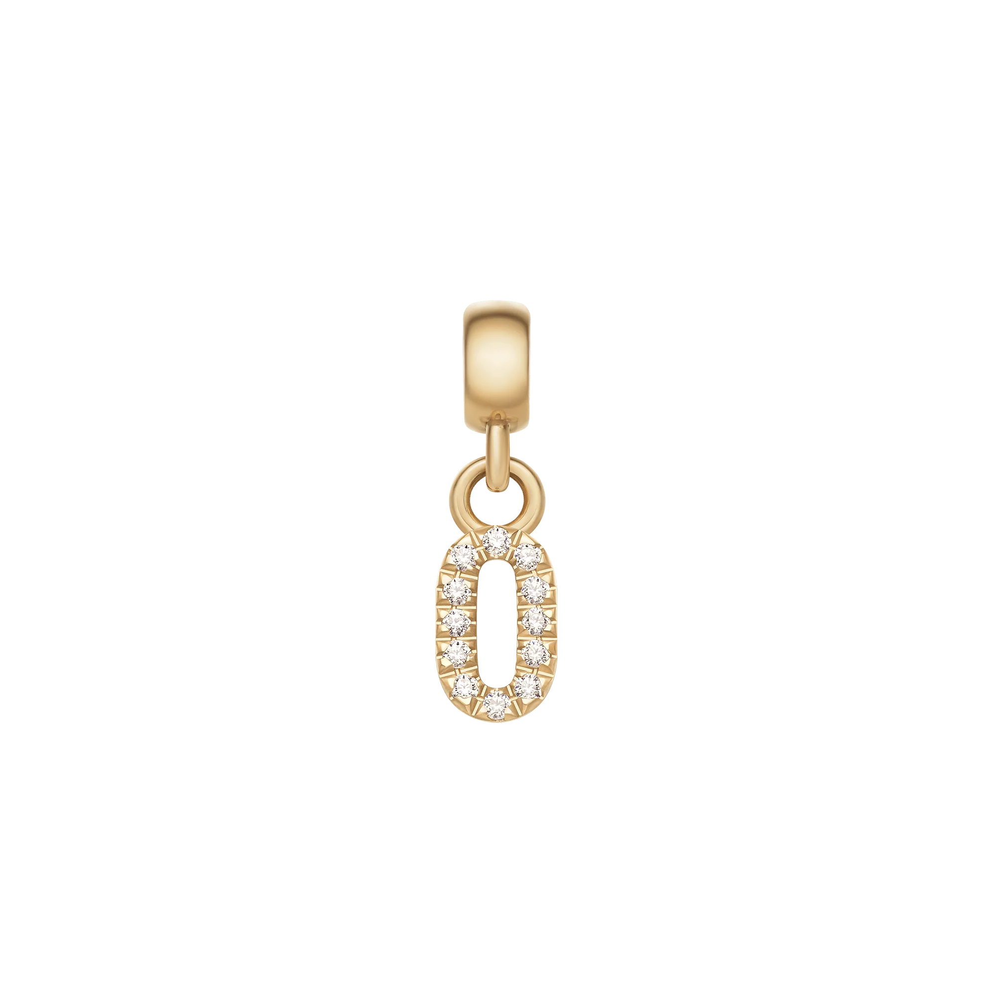 Crystal Number Charm Gold - Image 2