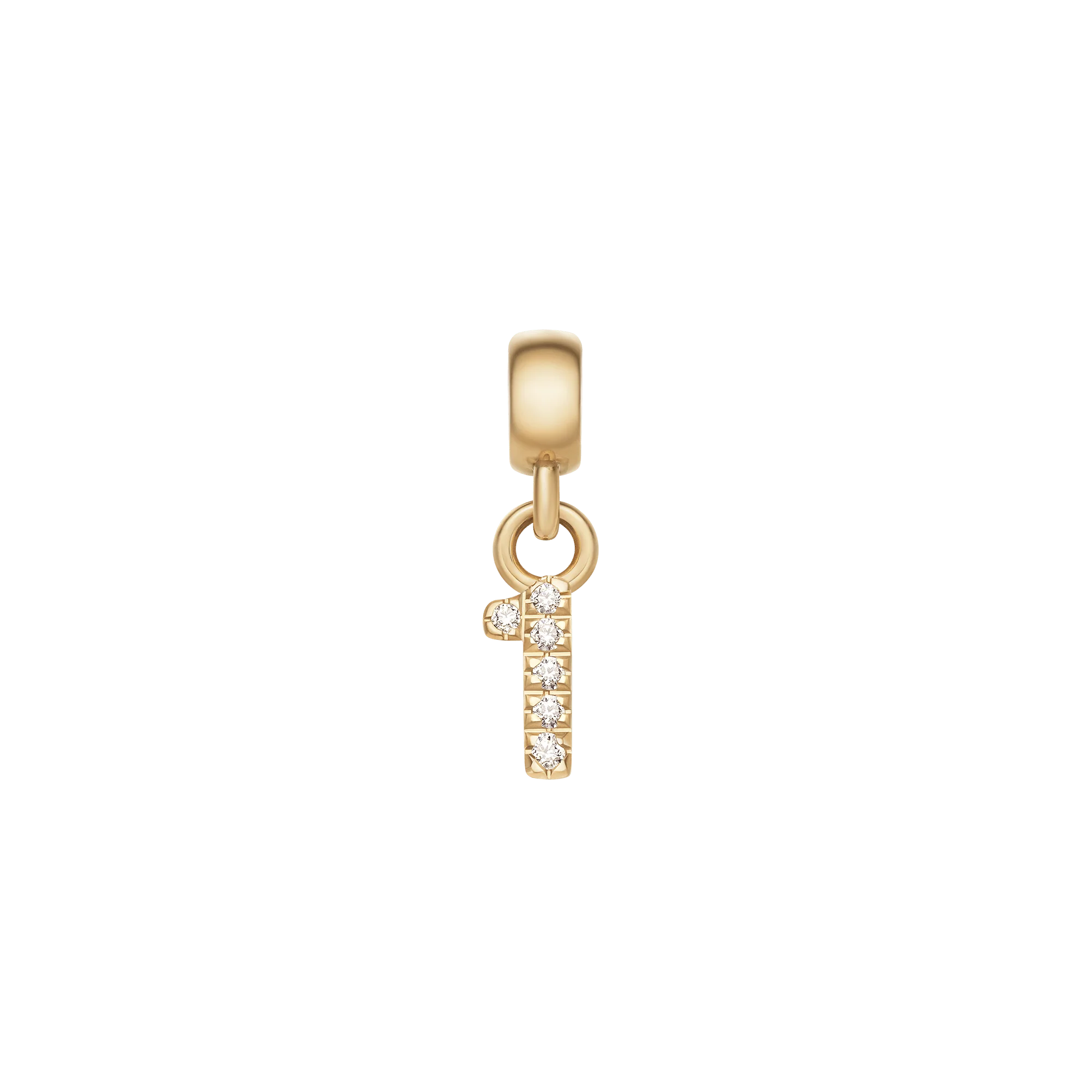 Crystal Number Charm Gold - Image 5