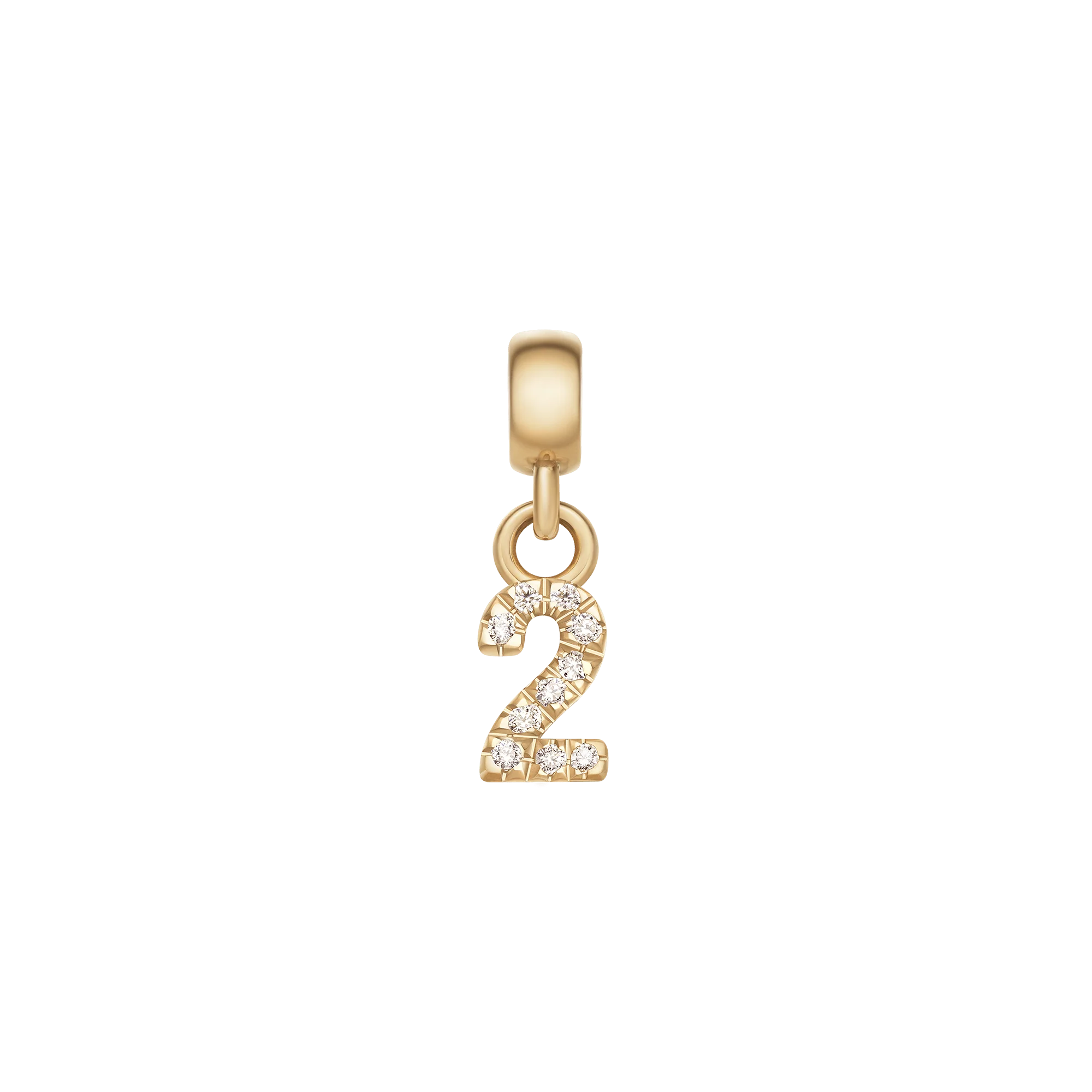 Crystal Number Charm Gold - Image 6