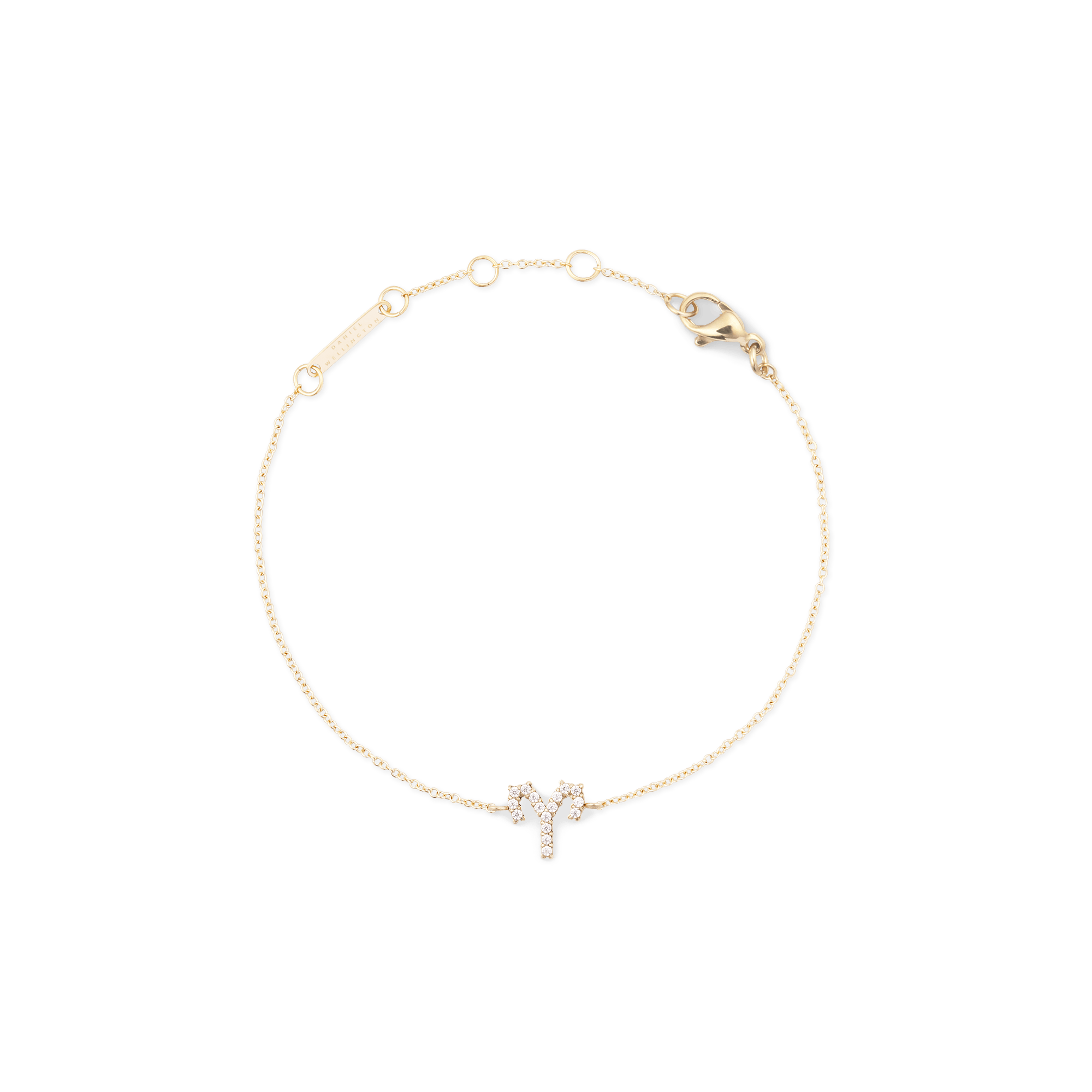 Crystal Zodiac Chain Bracelet Gold - Image 15