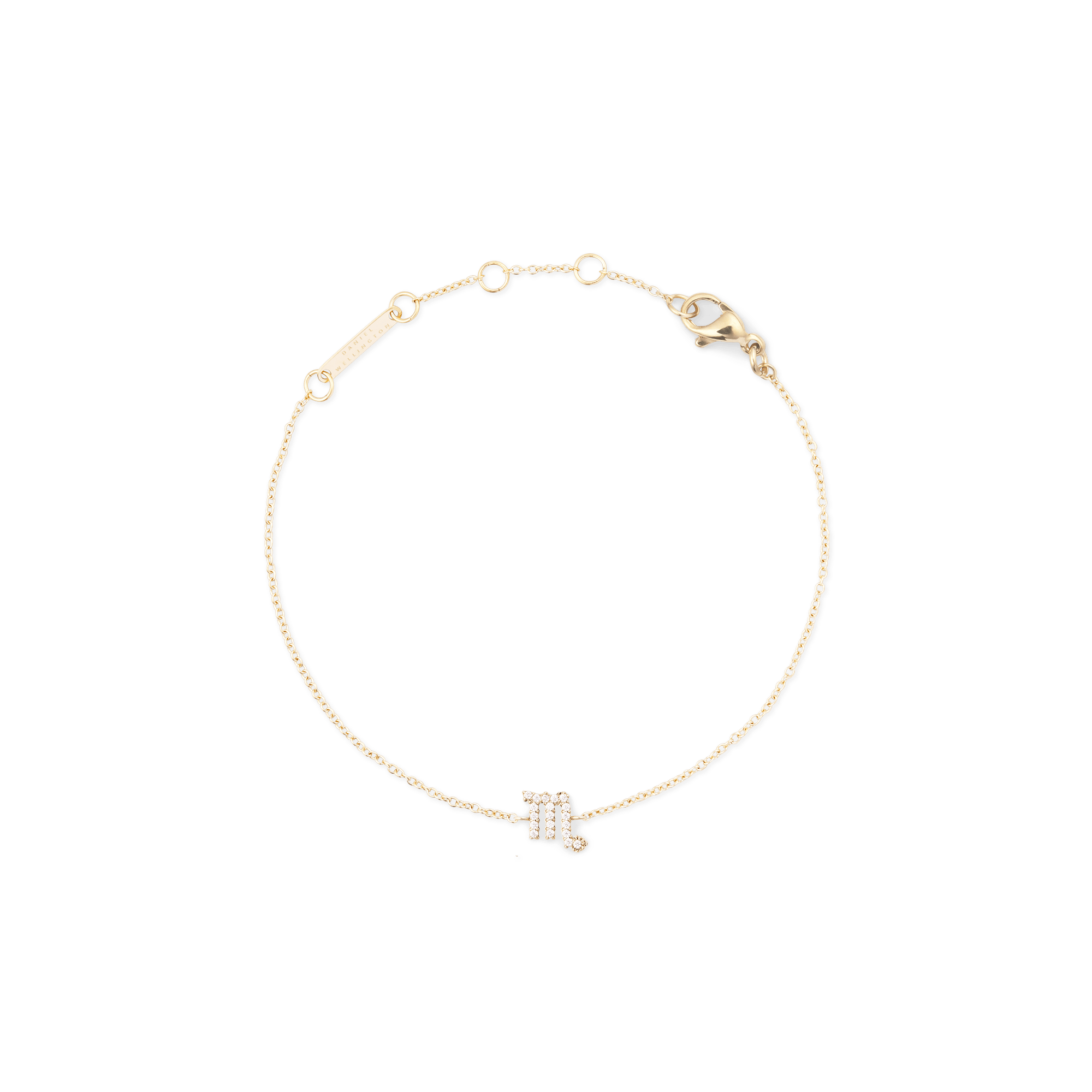 Crystal Zodiac Chain Bracelet Gold - Image 19