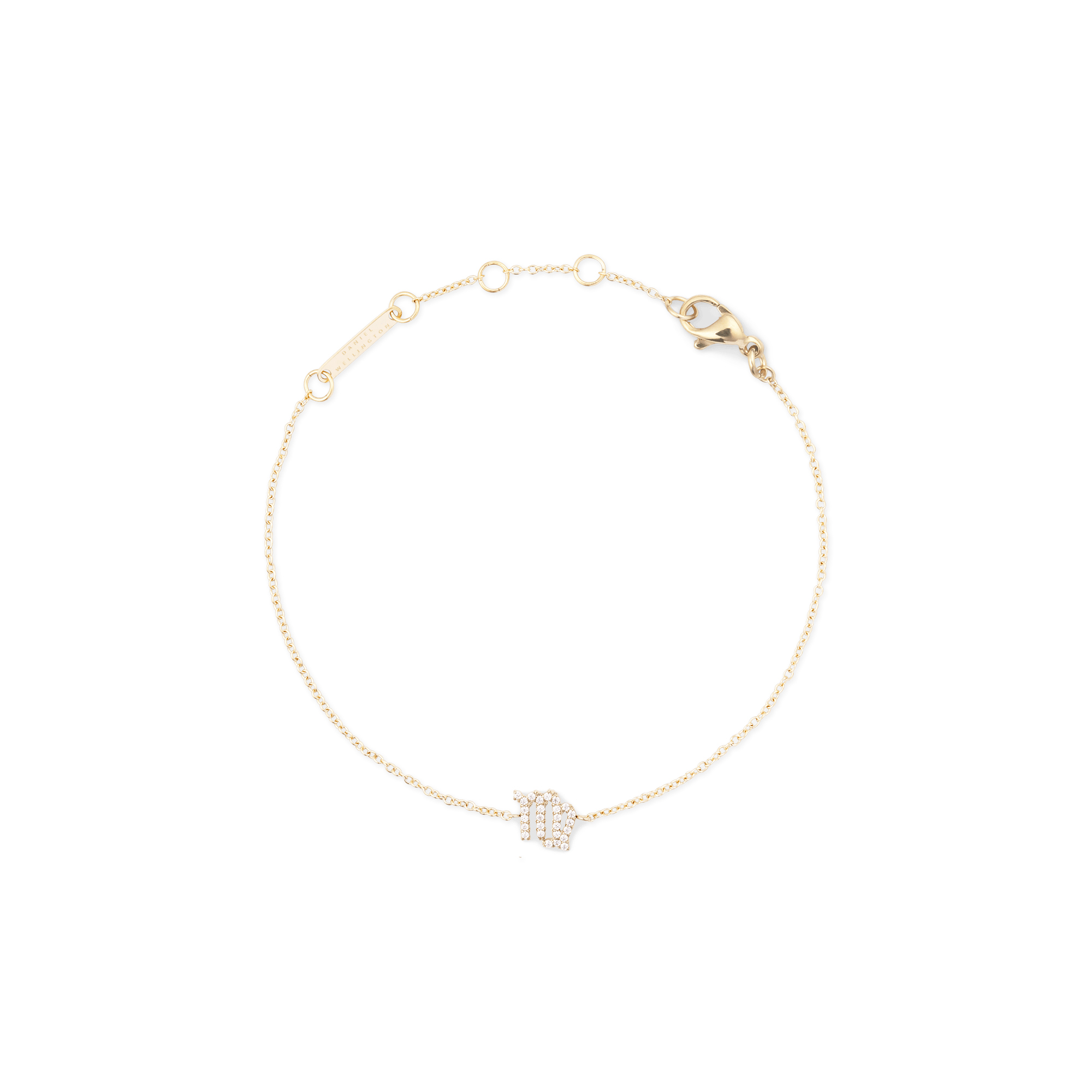 Crystal Zodiac Chain Bracelet Gold - Image 22