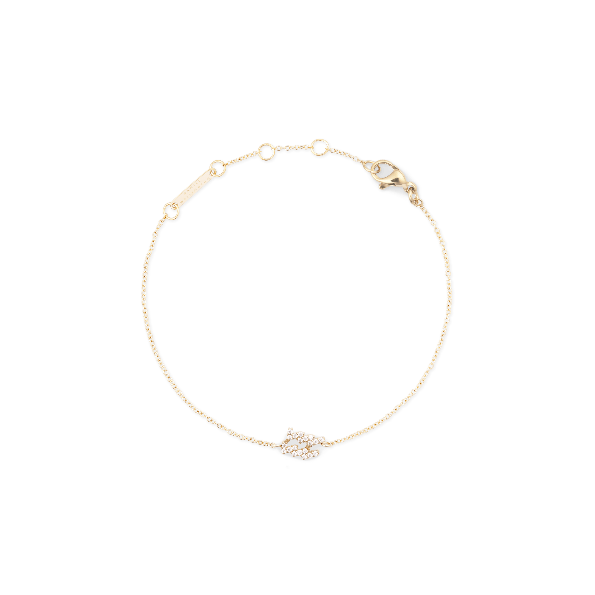 Crystal Zodiac Chain Bracelet Gold - Image 26