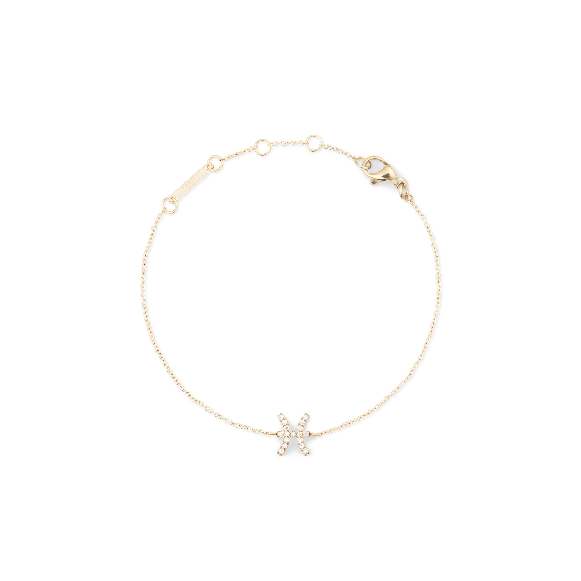 Crystal Zodiac Chain Bracelet Gold - Image 30