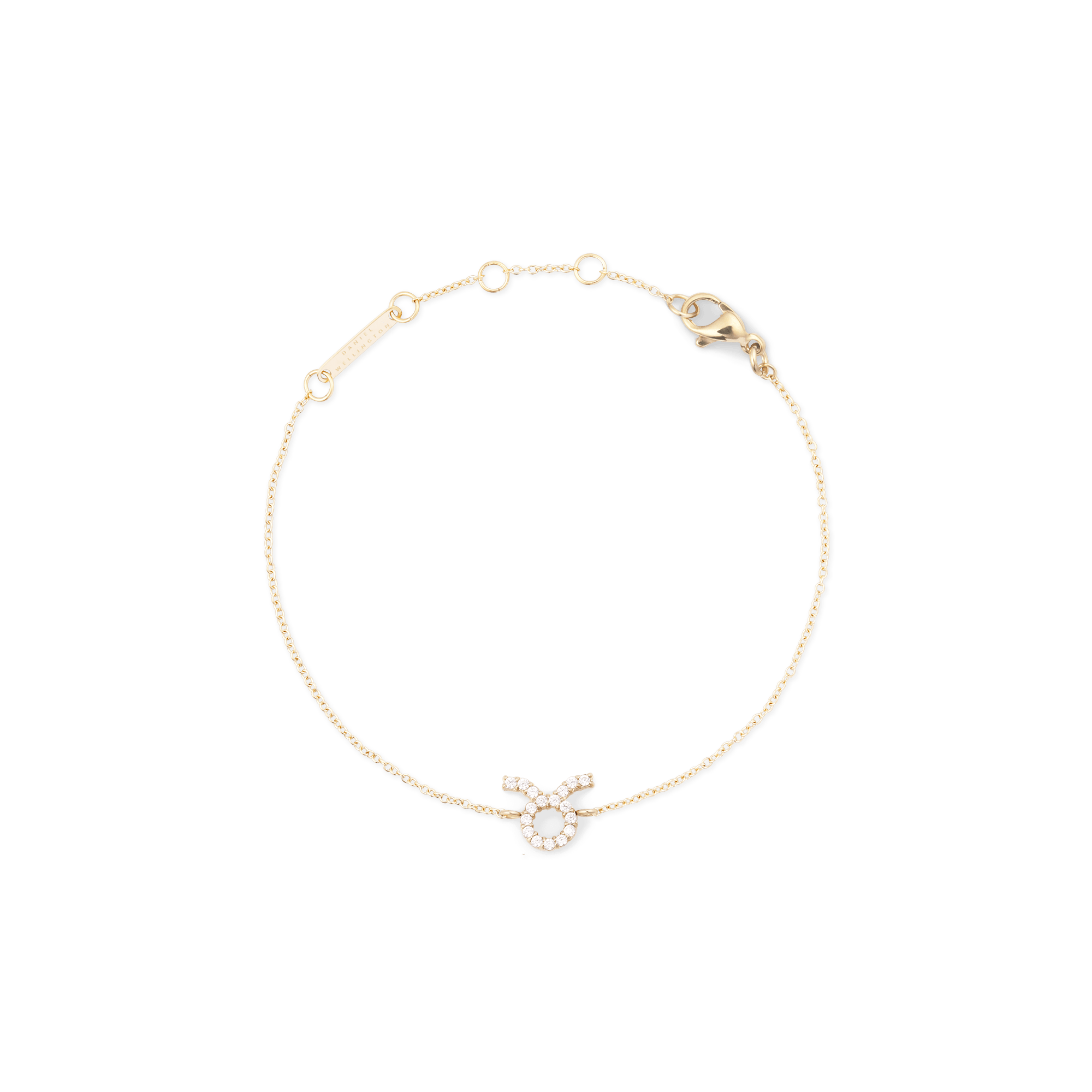 Crystal Zodiac Chain Bracelet Gold - Image 34