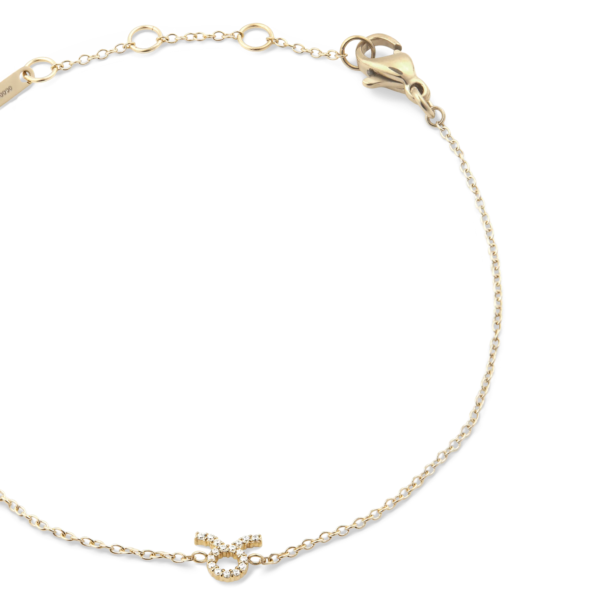 Crystal Zodiac Chain Bracelet Gold - Image 36