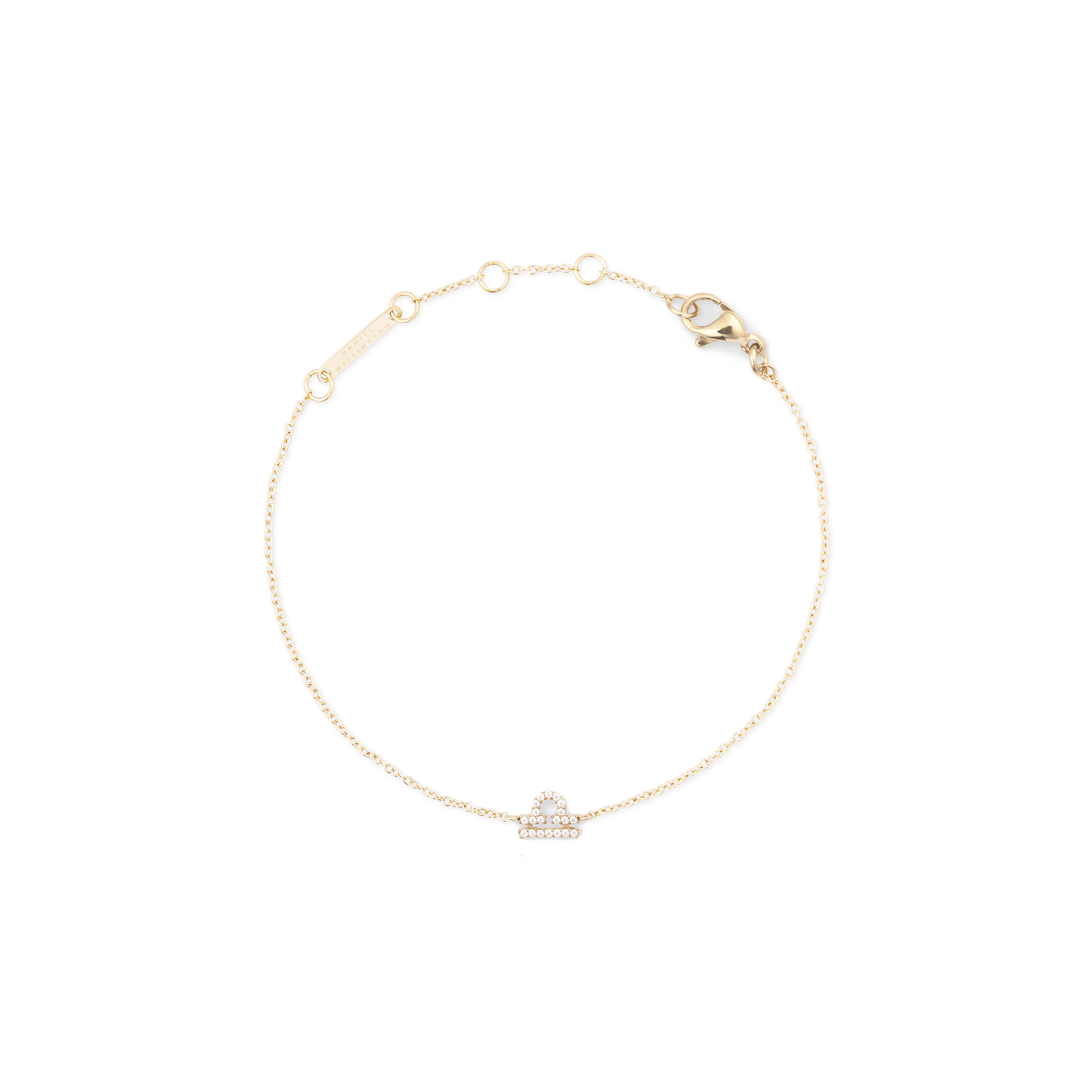 Crystal Zodiac Chain Bracelet Gold - Image 38