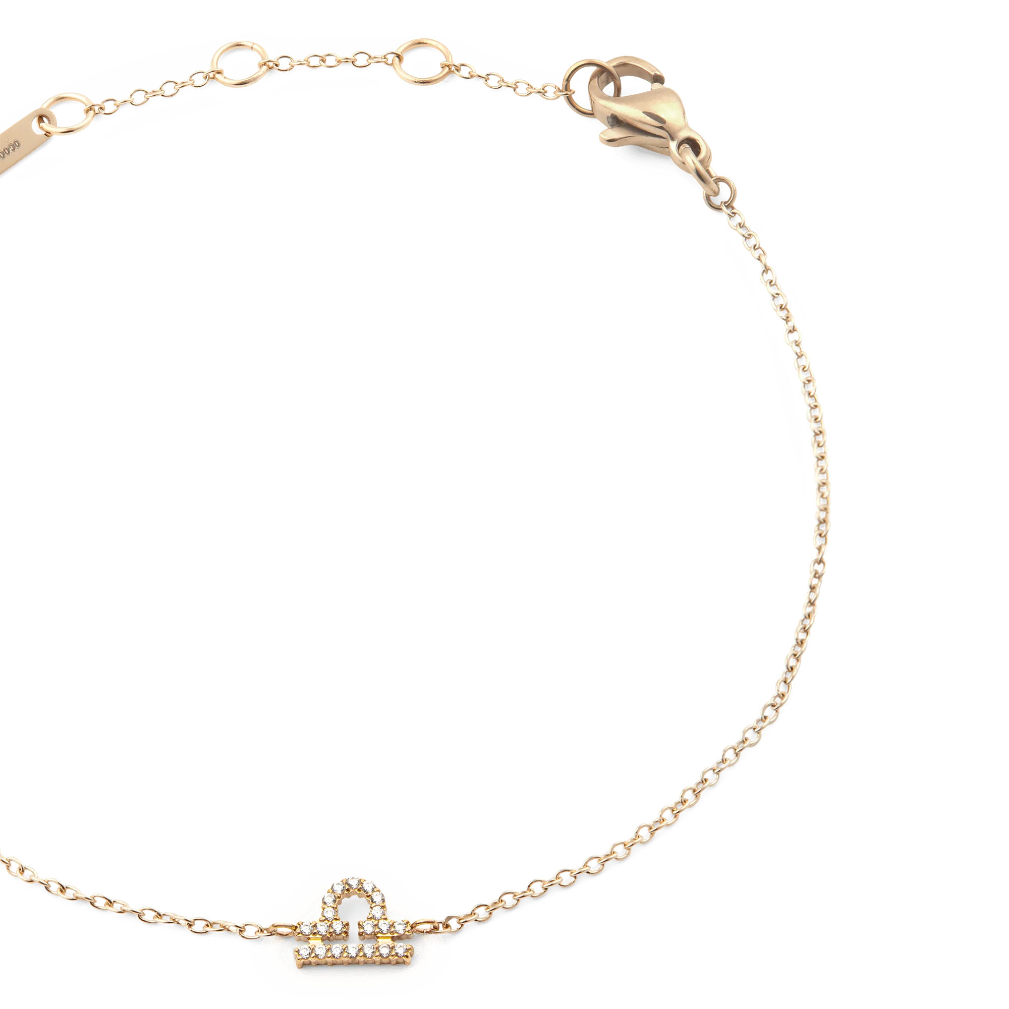 Crystal Zodiac Chain Bracelet Gold - Image 40