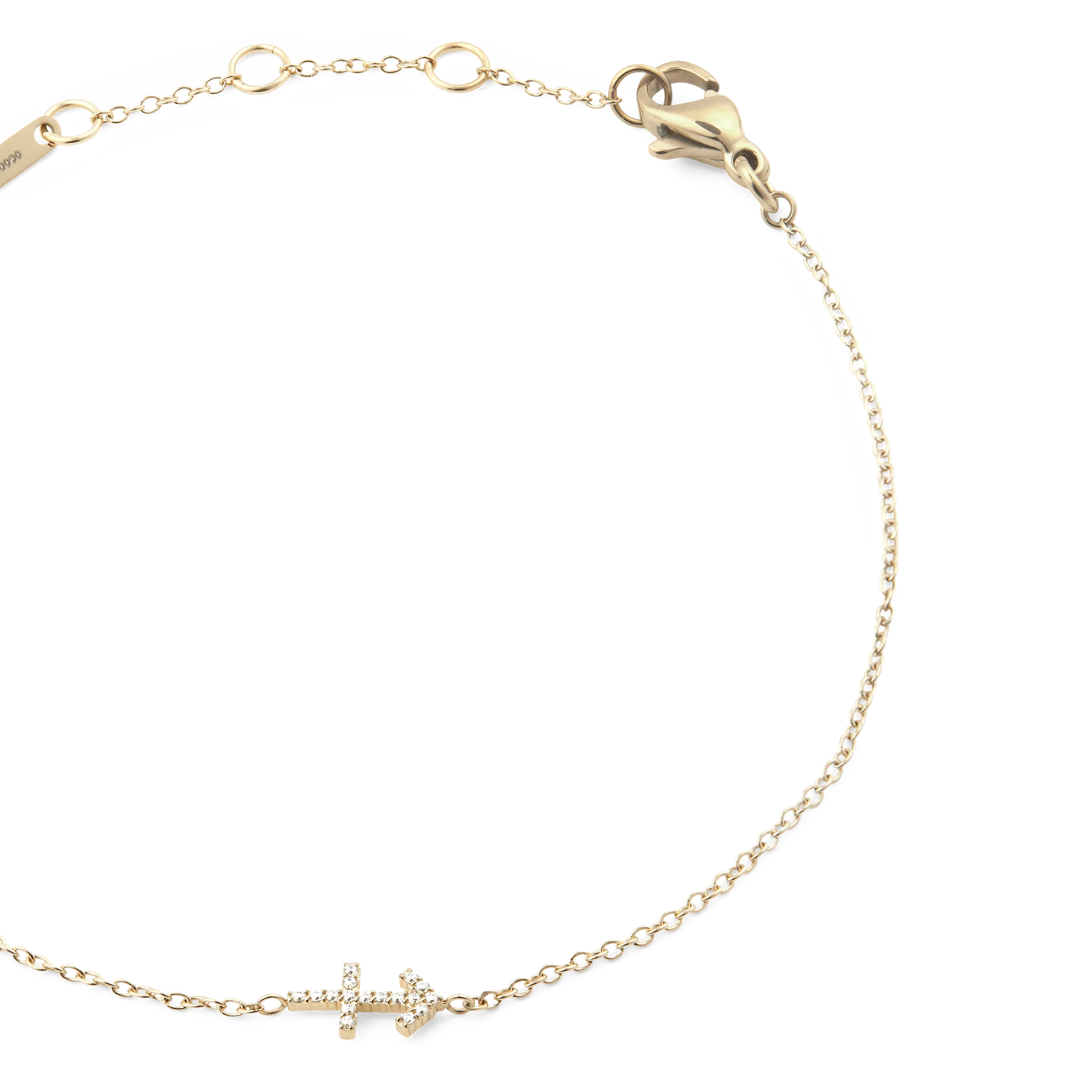 Crystal Zodiac Chain Bracelet Gold - Image 9