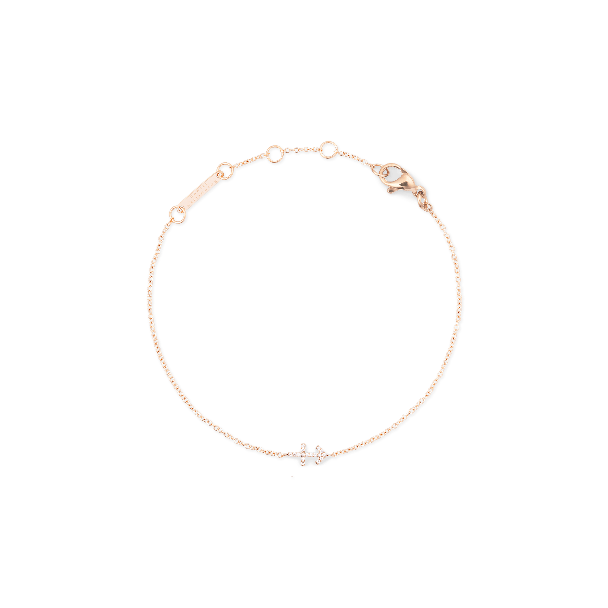 Crystal Zodiac Chain Bracelet Rose Gold - Image 16