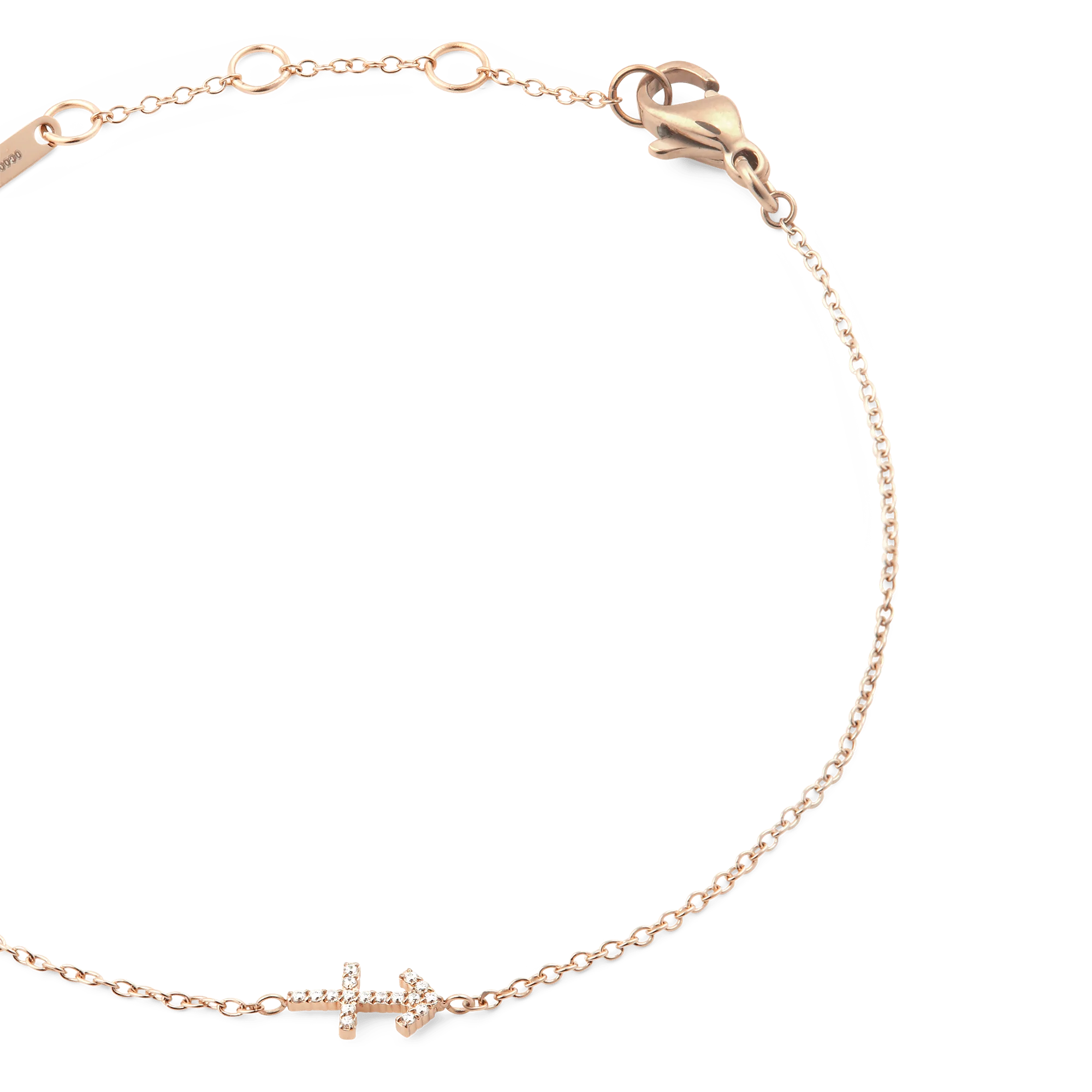 Crystal Zodiac Chain Bracelet Rose Gold - Image 17