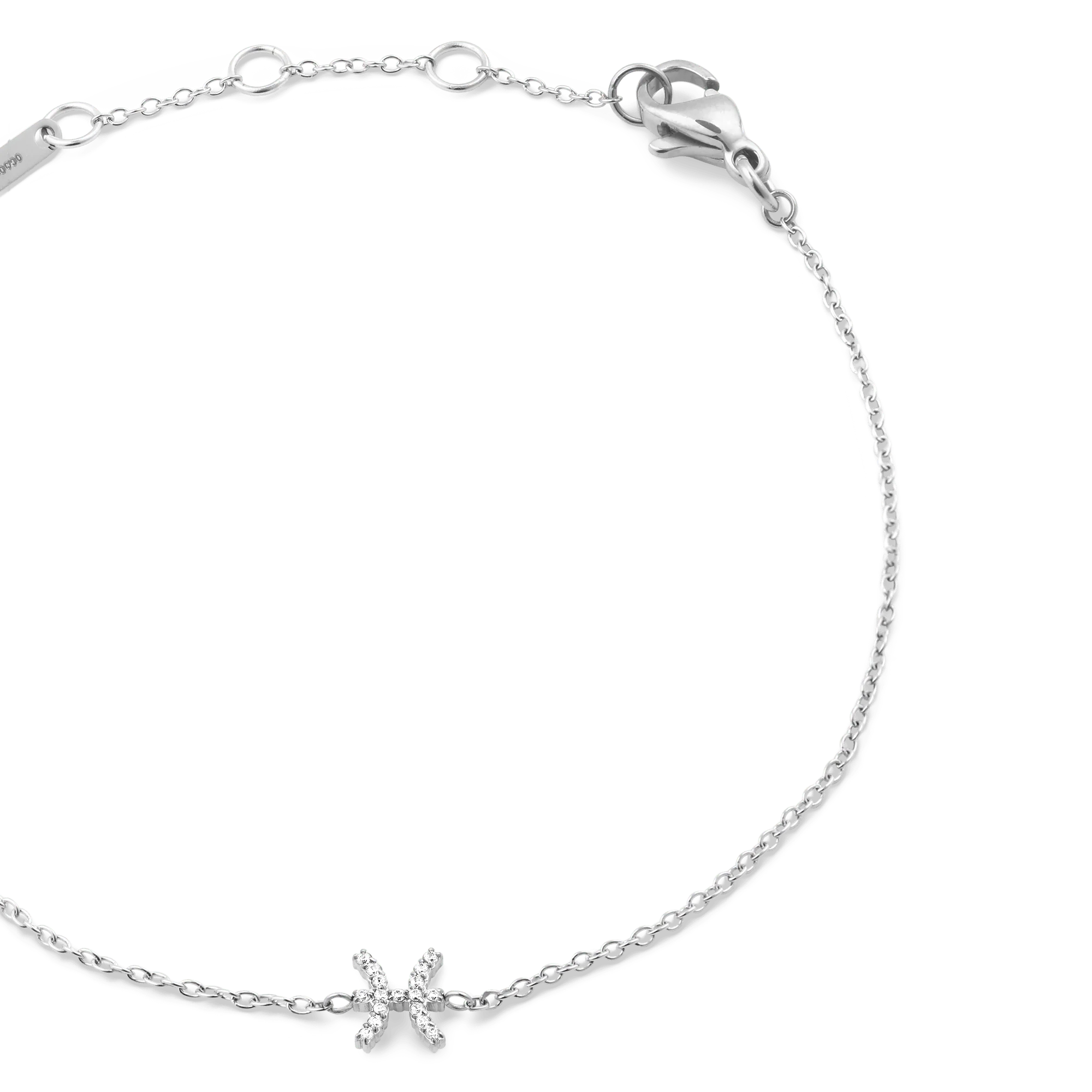 Crystal Zodiac Chain Bracelet Silver - Image 10