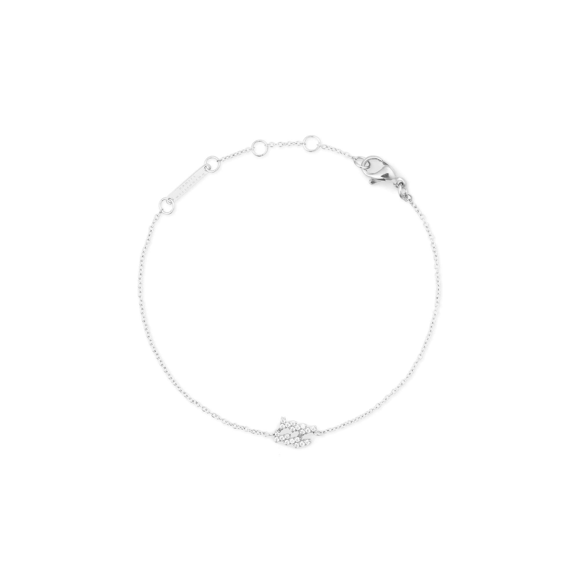 Crystal Zodiac Chain Bracelet Silver - Image 23