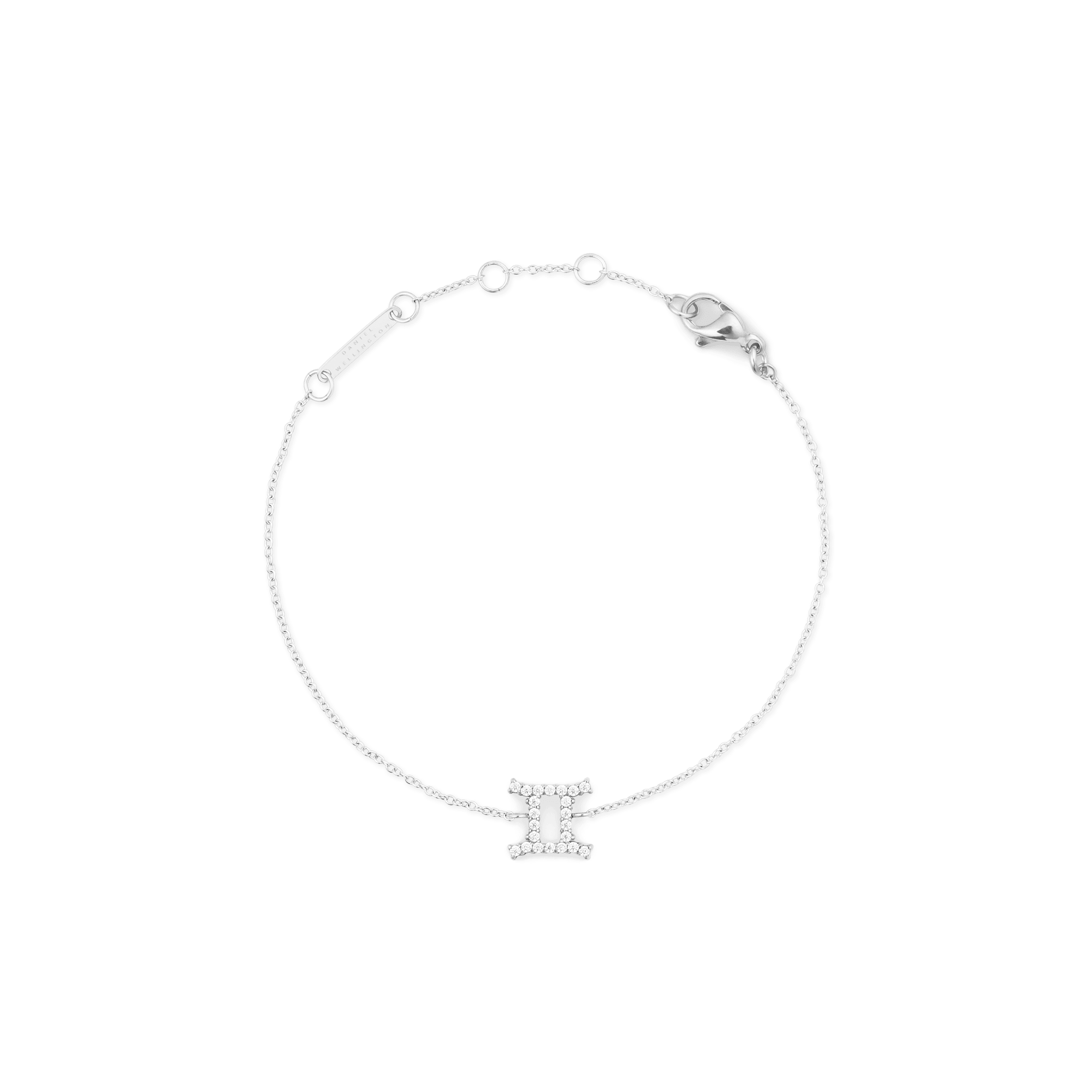 Crystal Zodiac Chain Bracelet Silver - Image 31
