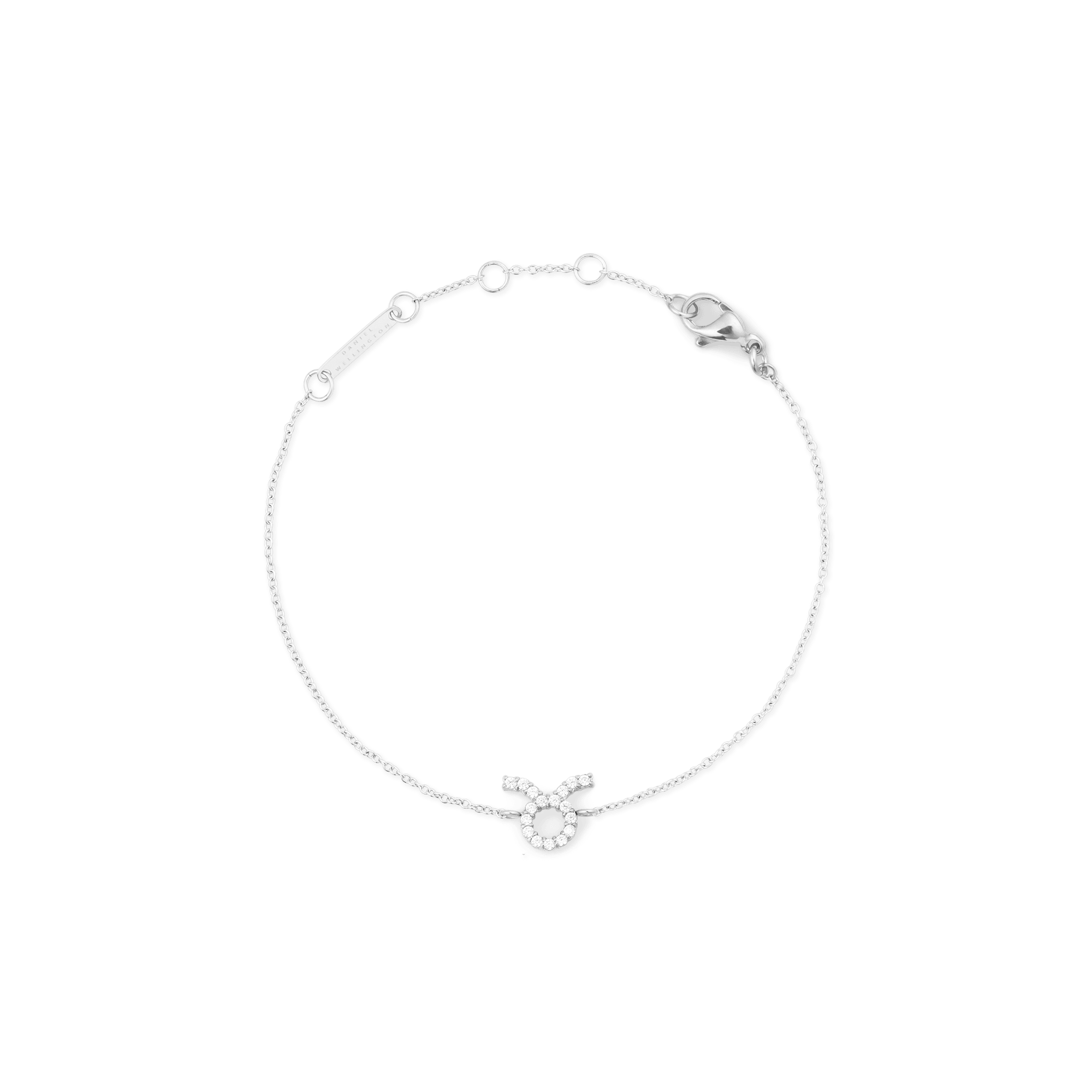 Crystal Zodiac Chain Bracelet Silver - Image 35
