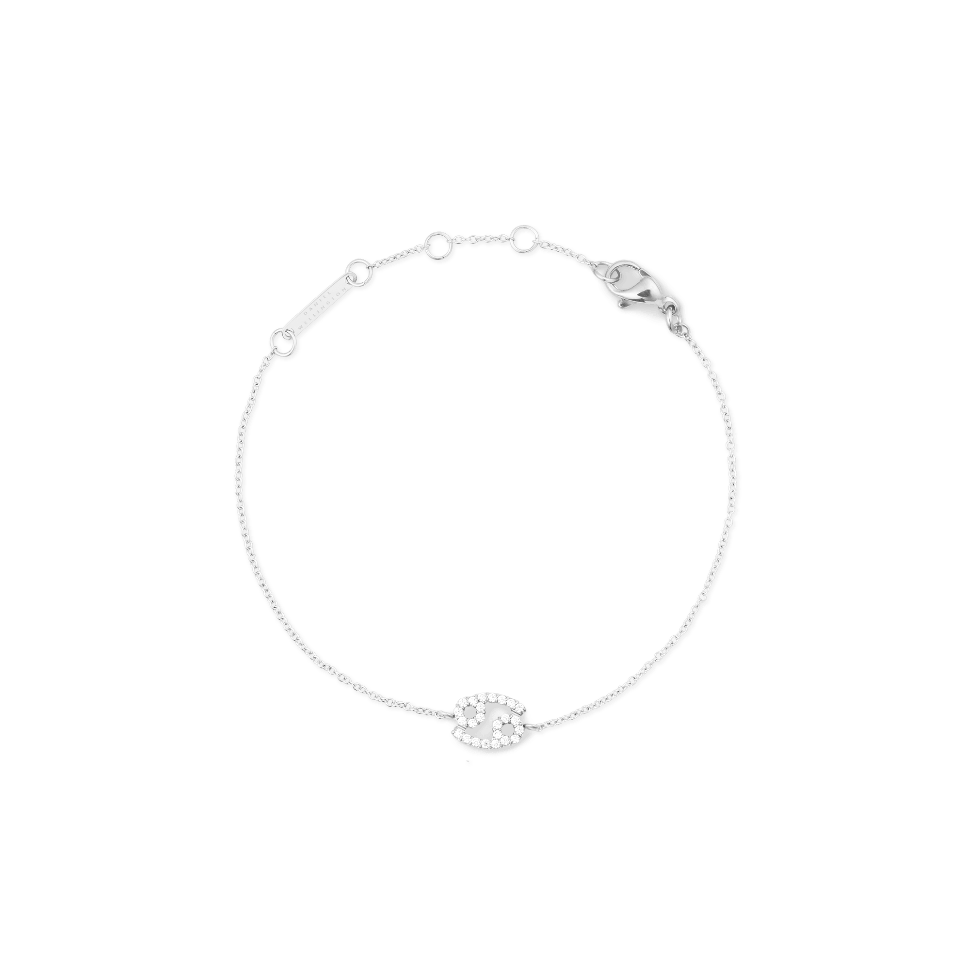 Crystal Zodiac Chain Bracelet Silver - Image 5