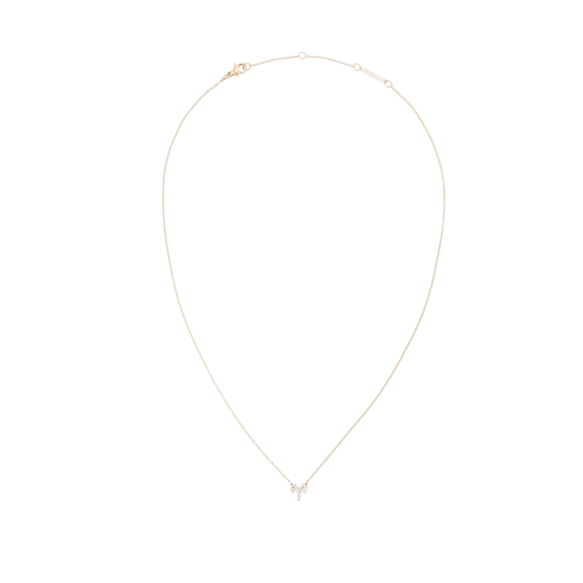 Crystal Zodiac Chain Necklace Gold - Image 18