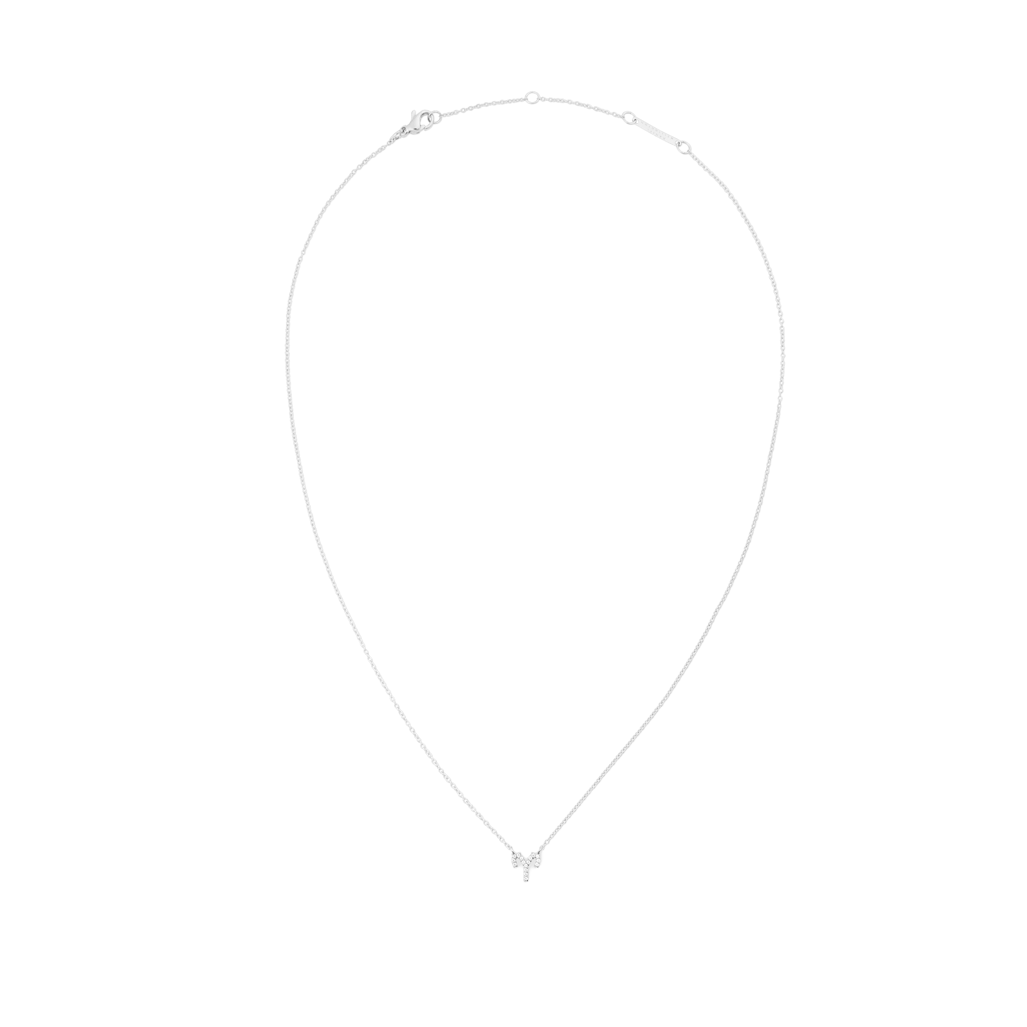 Crystal Zodiac Chain Necklace Silver - Image 11
