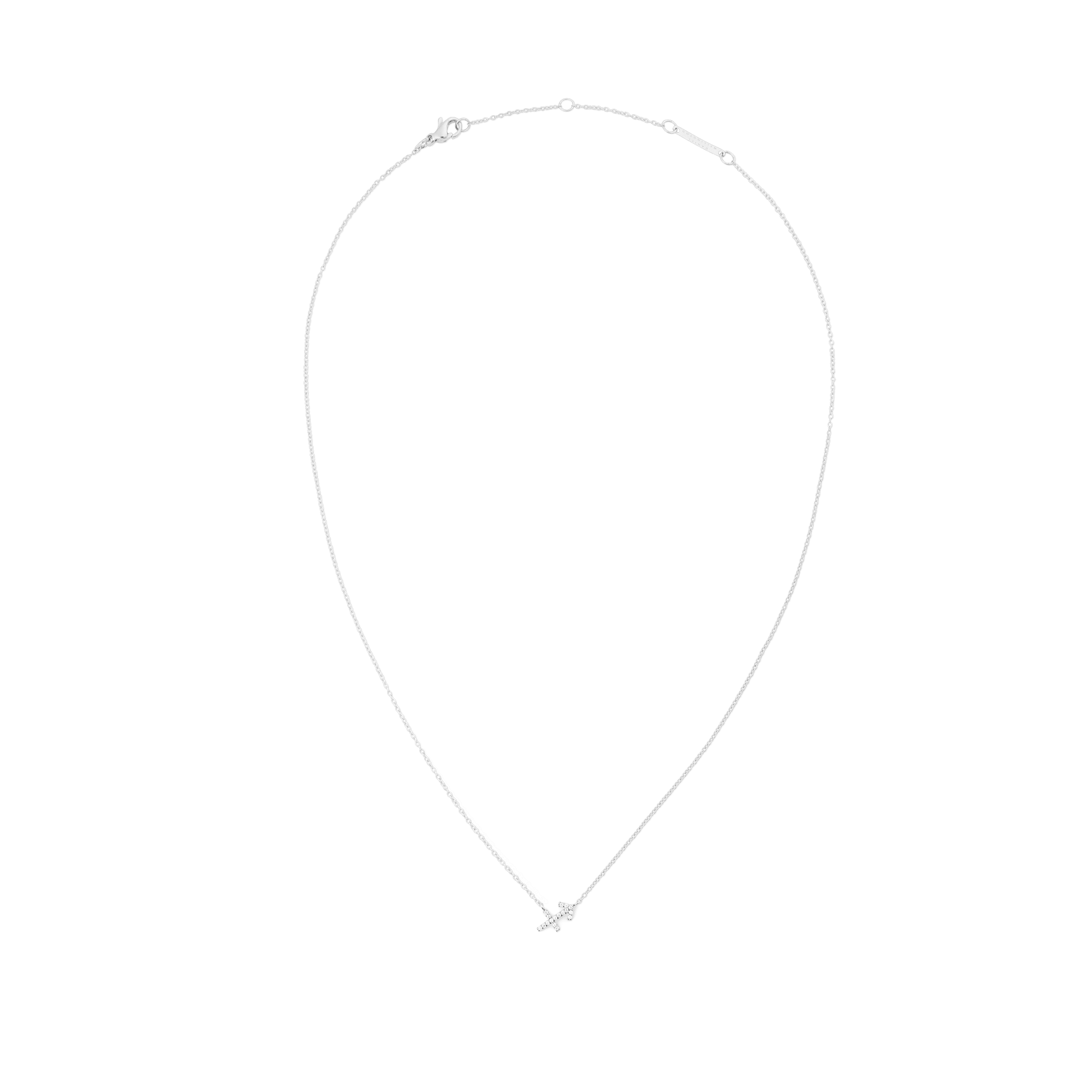 Crystal Zodiac Chain Necklace Silver - Image 15
