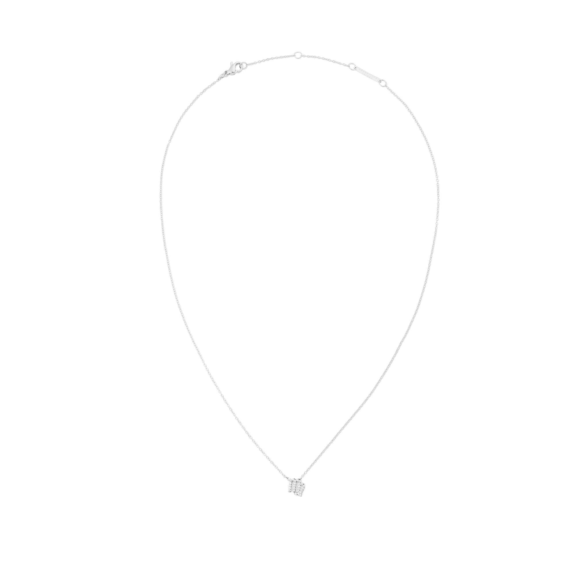 Crystal Zodiac Chain Necklace Silver - Image 23