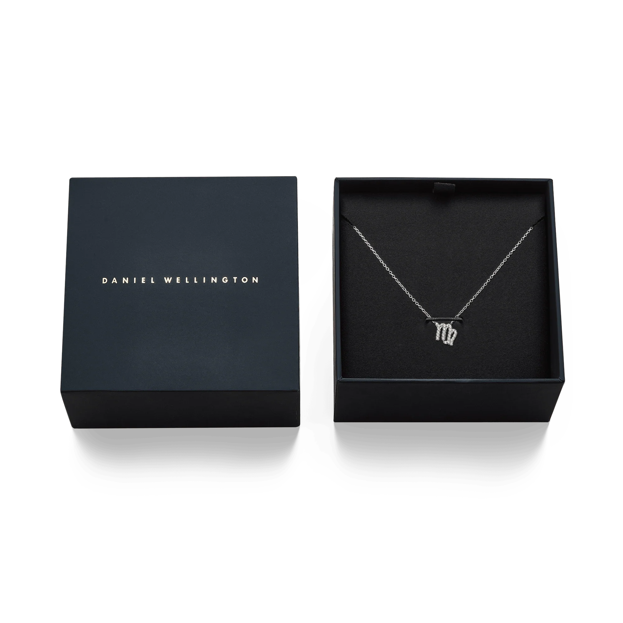 Crystal Zodiac Chain Necklace Silver - Image 24