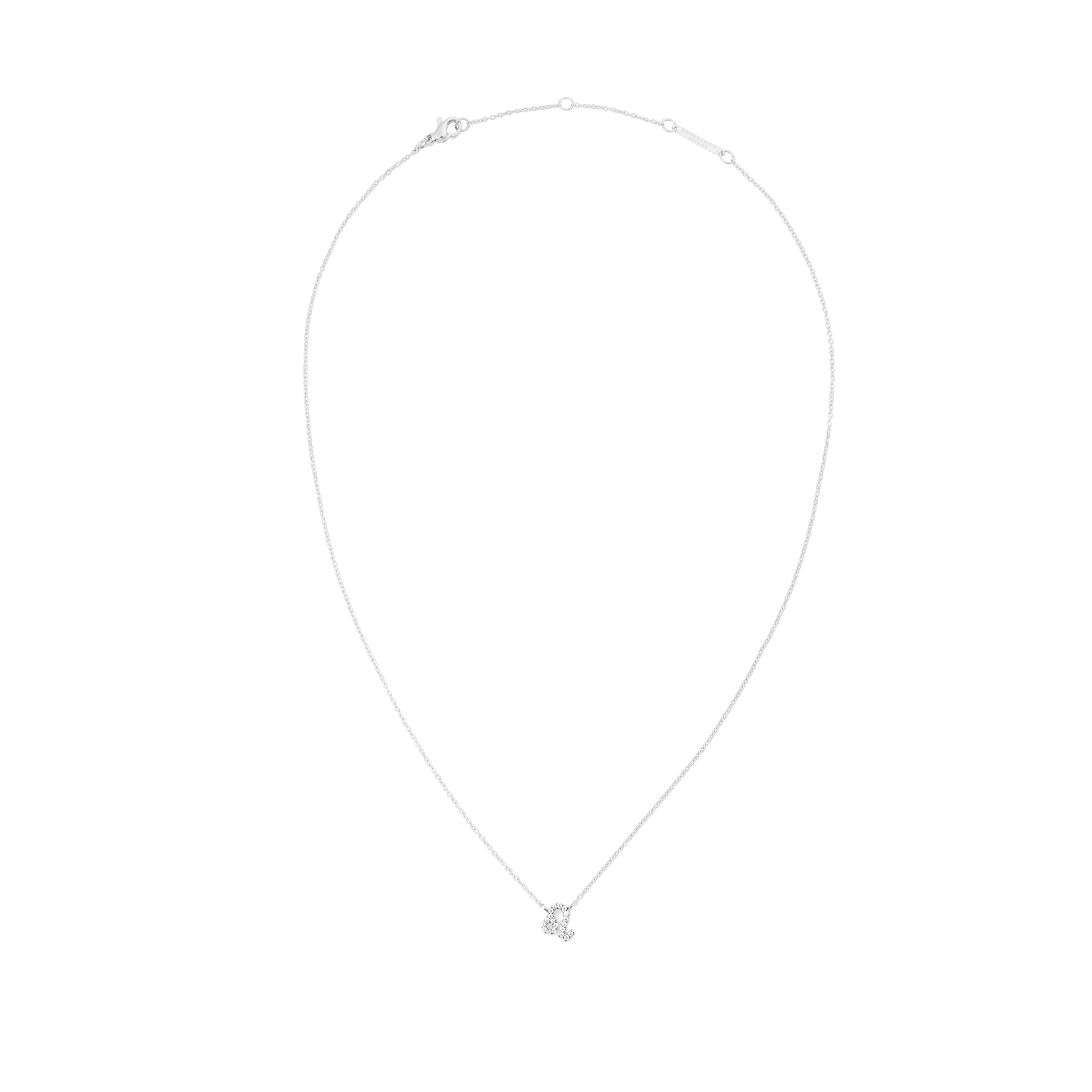 Crystal Zodiac Chain Necklace Silver - Image 31