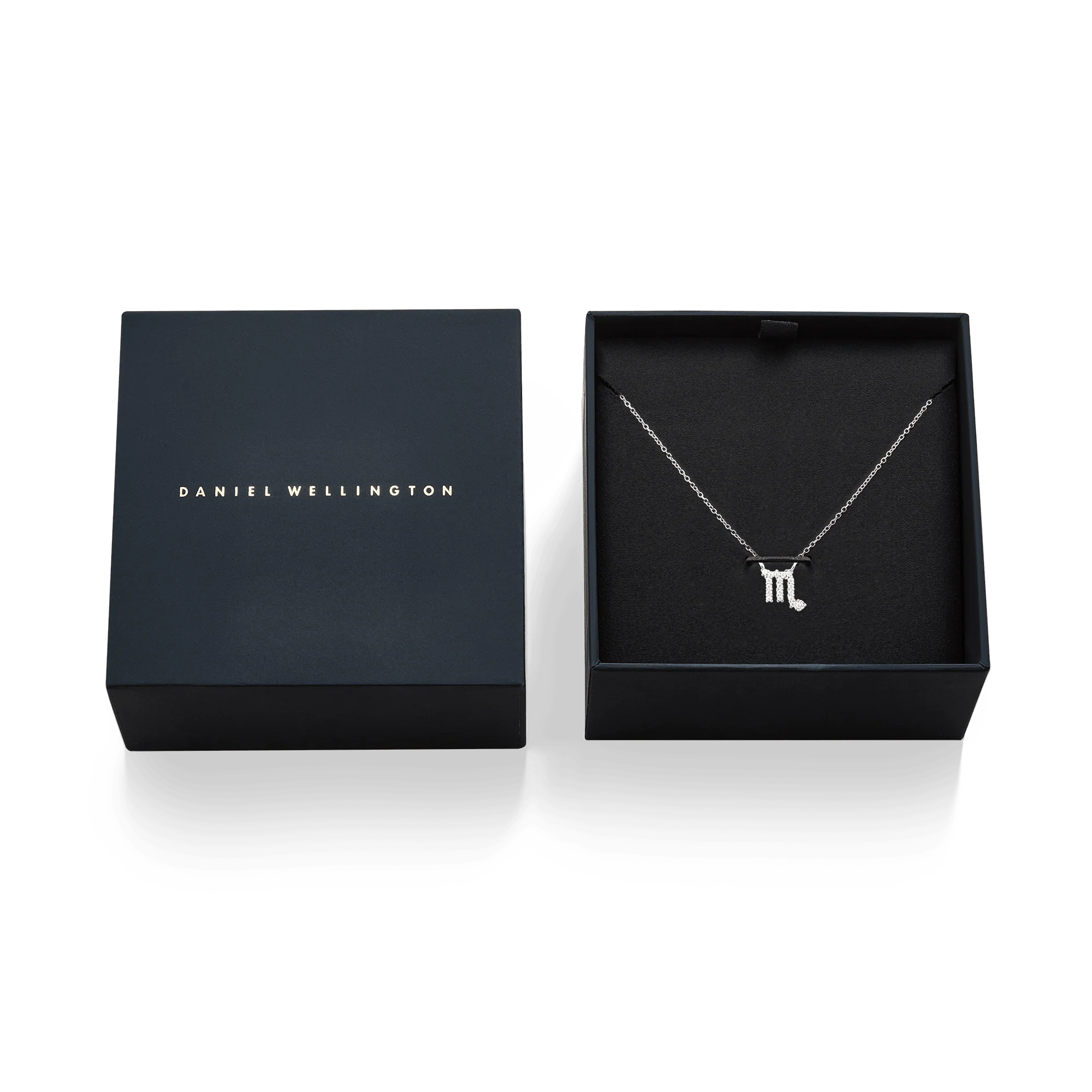 Crystal Zodiac Chain Necklace Silver - Image 49