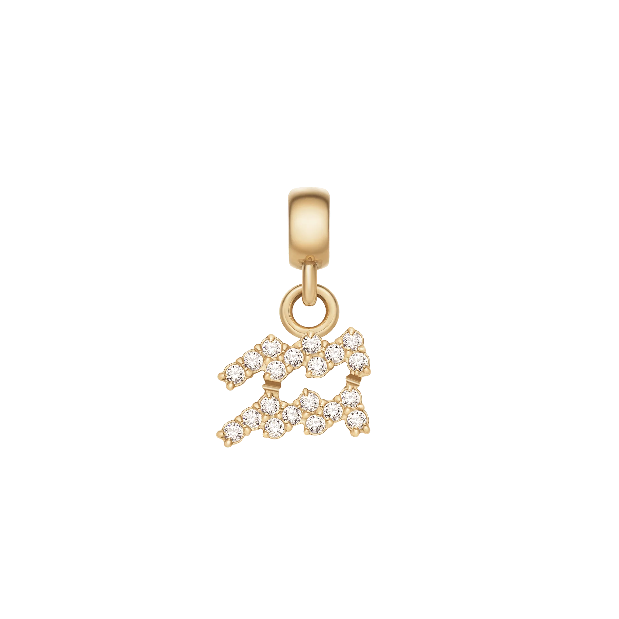 Crystal Zodiac Charm Gold - Image 10