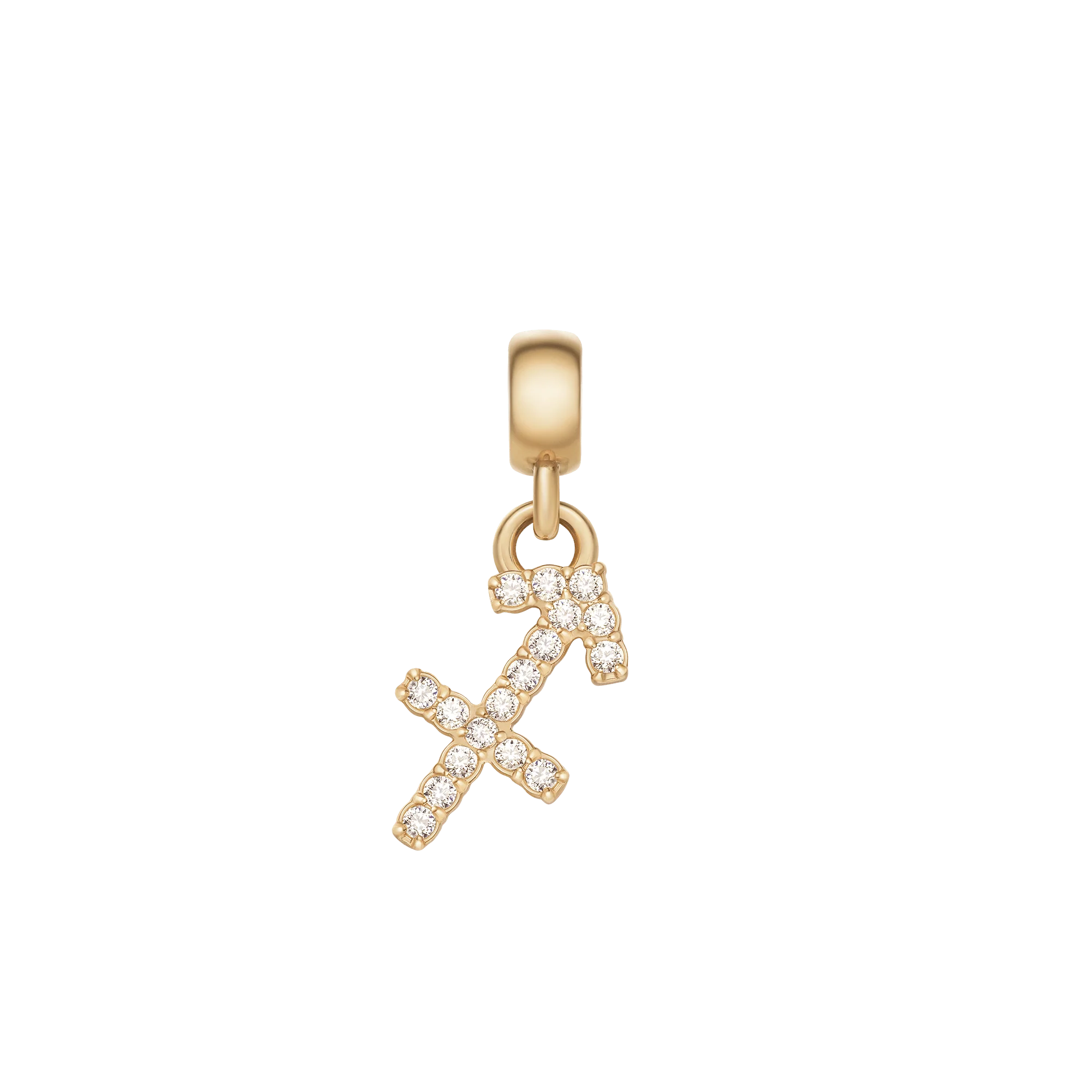 Crystal Zodiac Charm Gold - Image 3