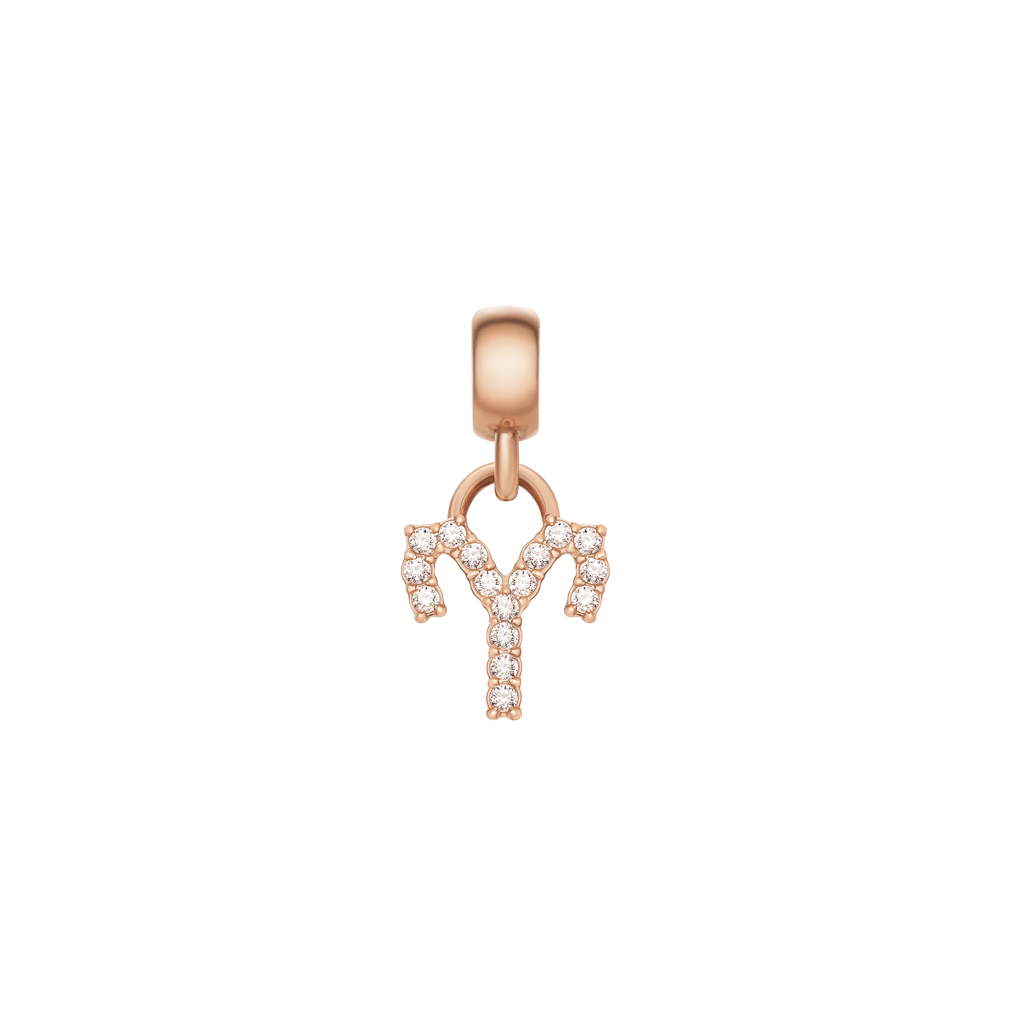 Crystal Zodiac Charm Rose Gold - Image 10