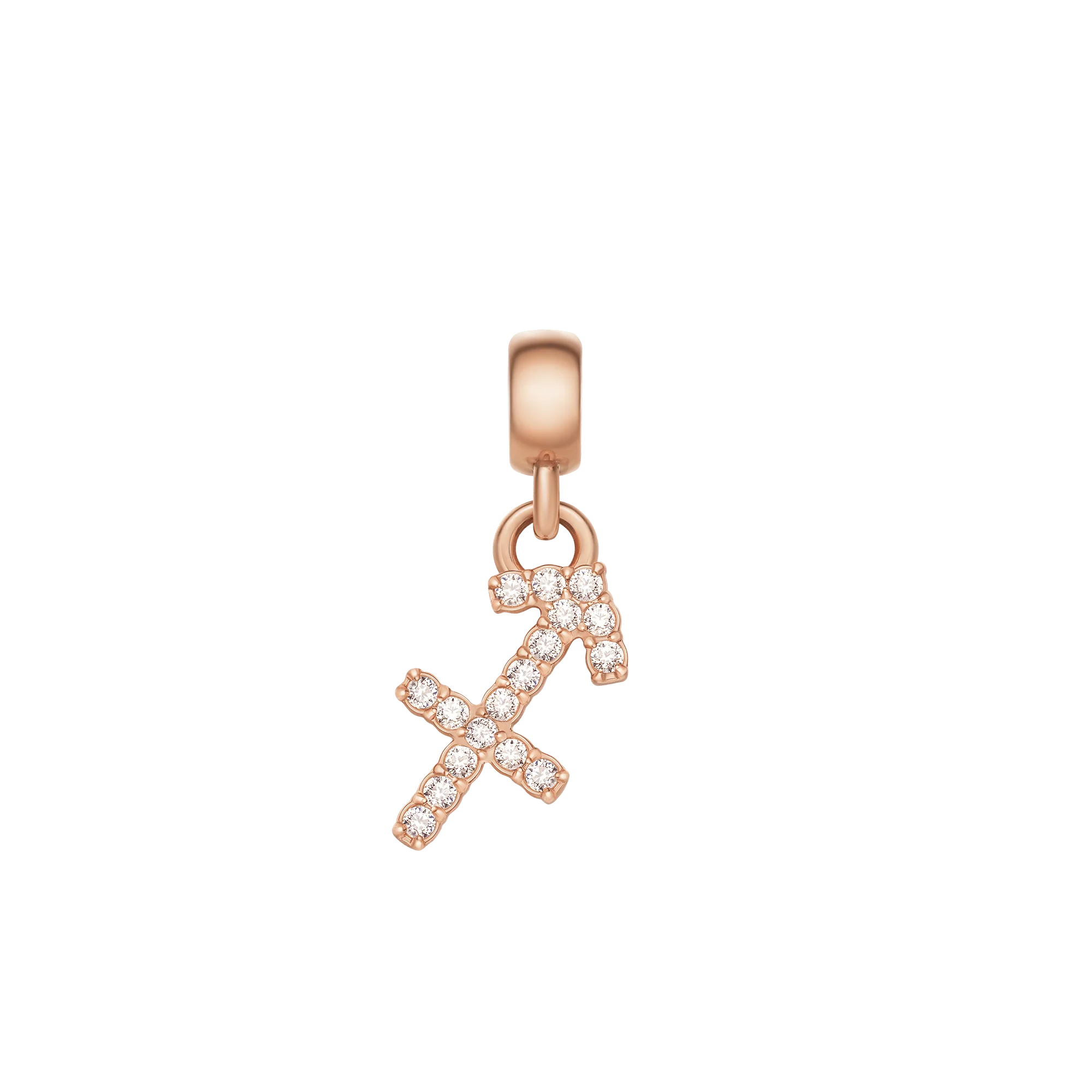 Crystal Zodiac Charm Rose Gold - Image 12