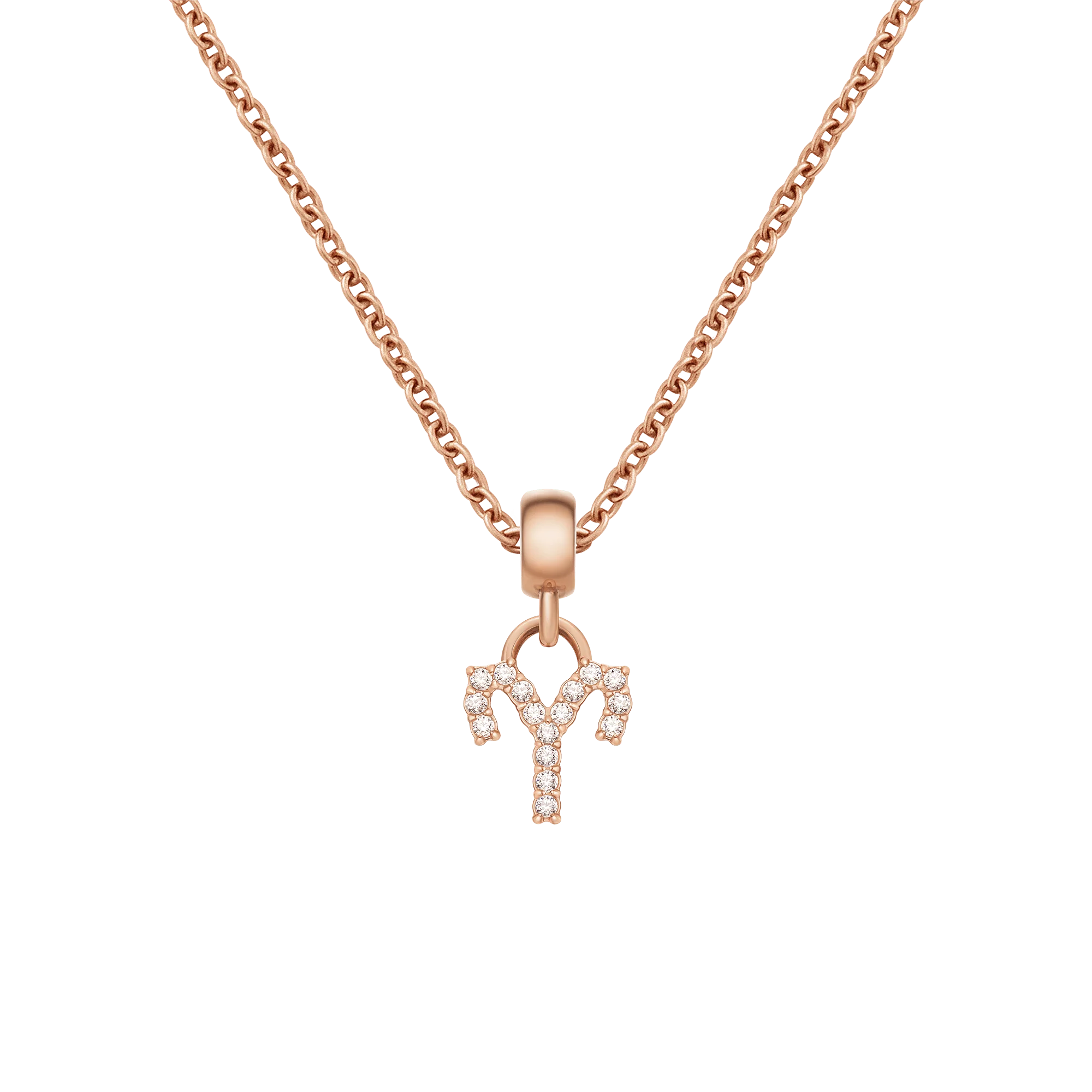 Crystal Zodiac Charm Rose Gold - Image 13