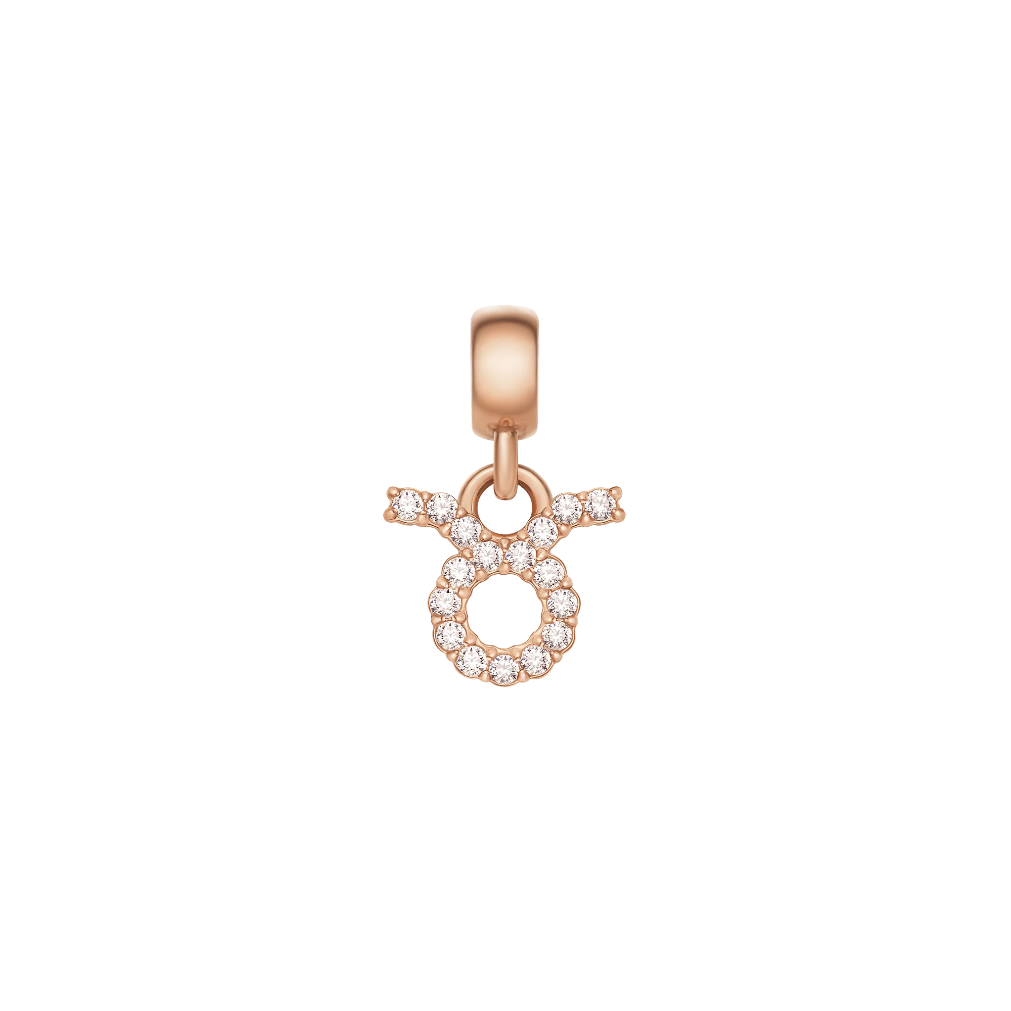 Crystal Zodiac Charm Rose Gold - Image 4