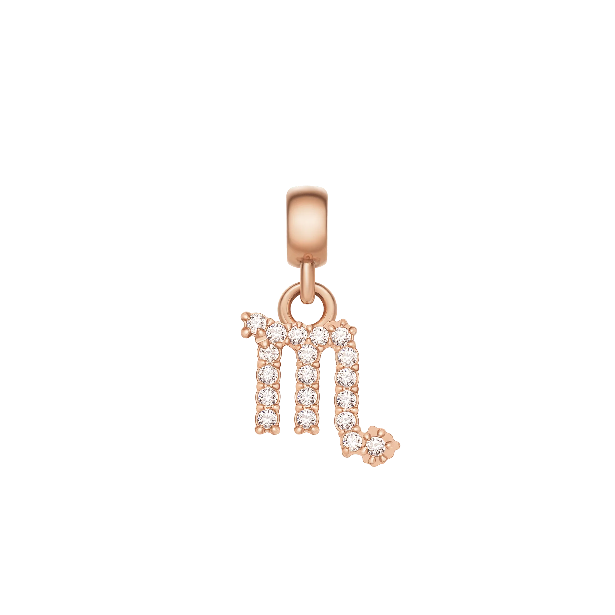 Crystal Zodiac Charm Rose Gold - Image 5