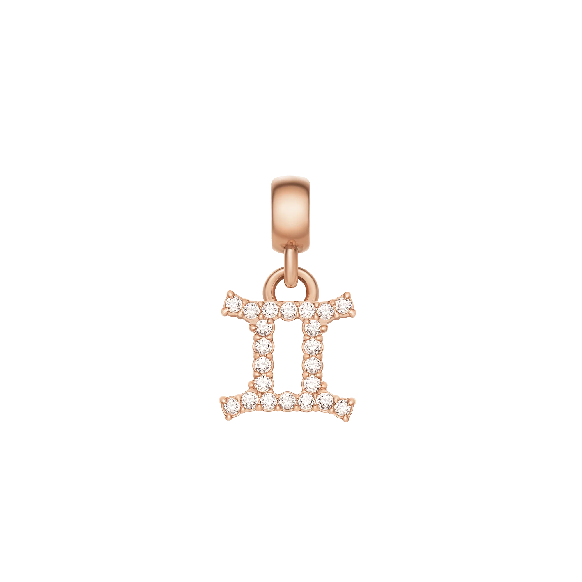 Crystal Zodiac Charm Rose Gold - Image 9