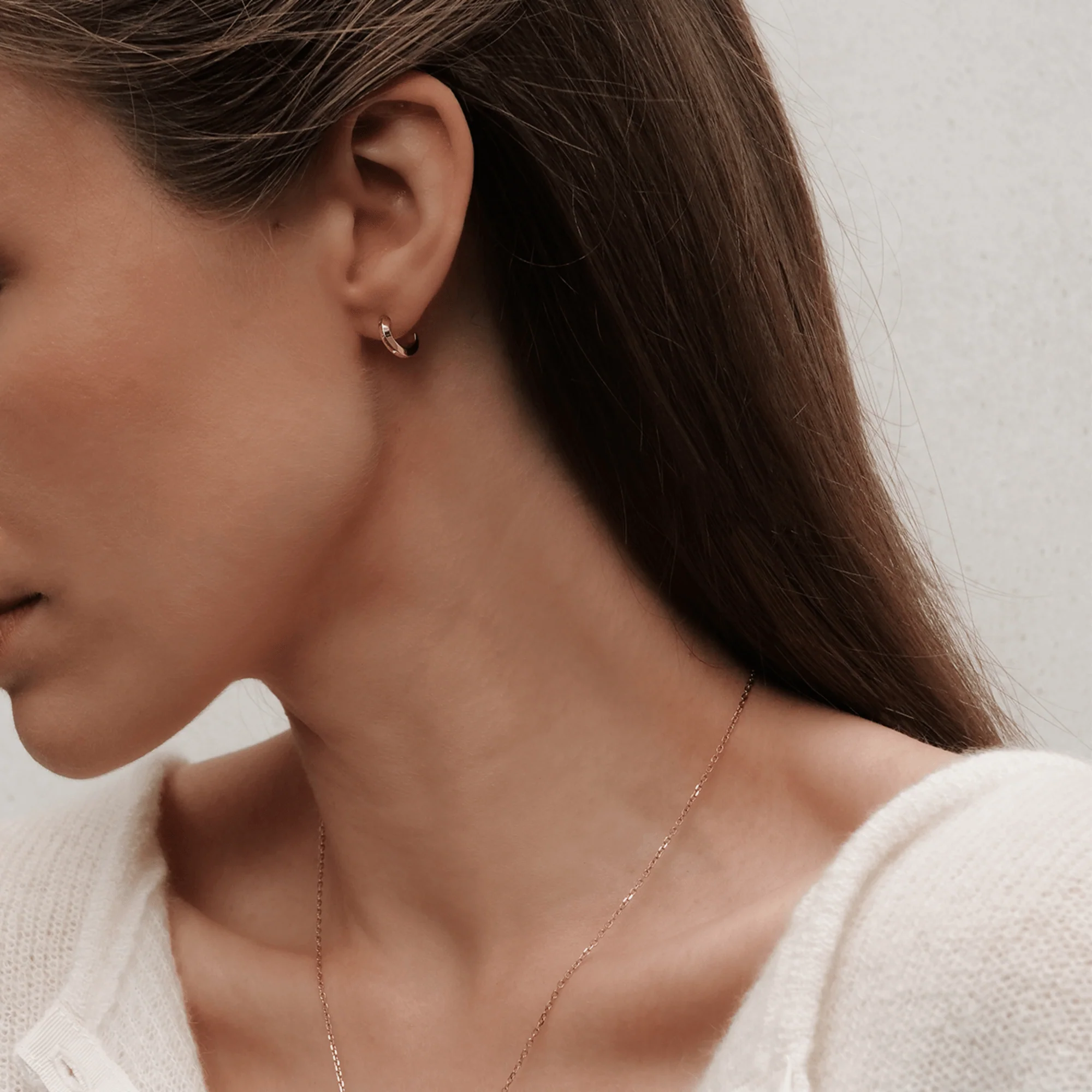 Elan Earrings Rose Gold - Image 2