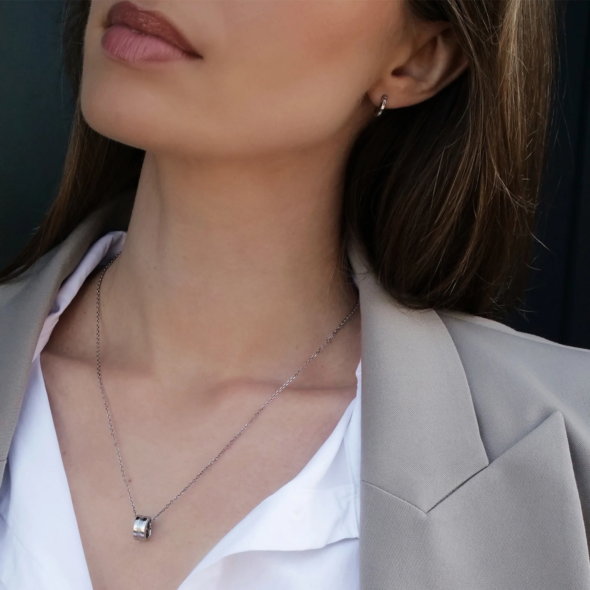 Elan Necklace Silver - Image 2